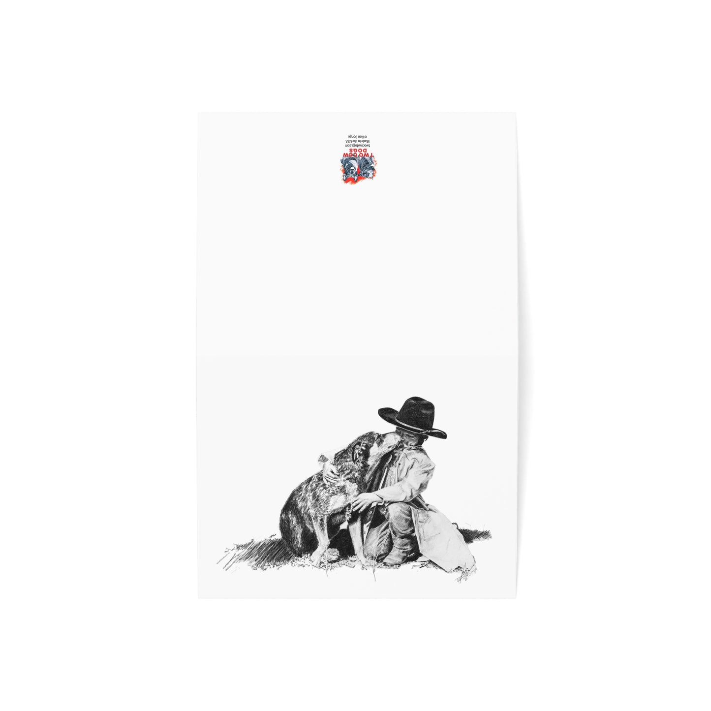 Justin's Heeler Blank Notecards