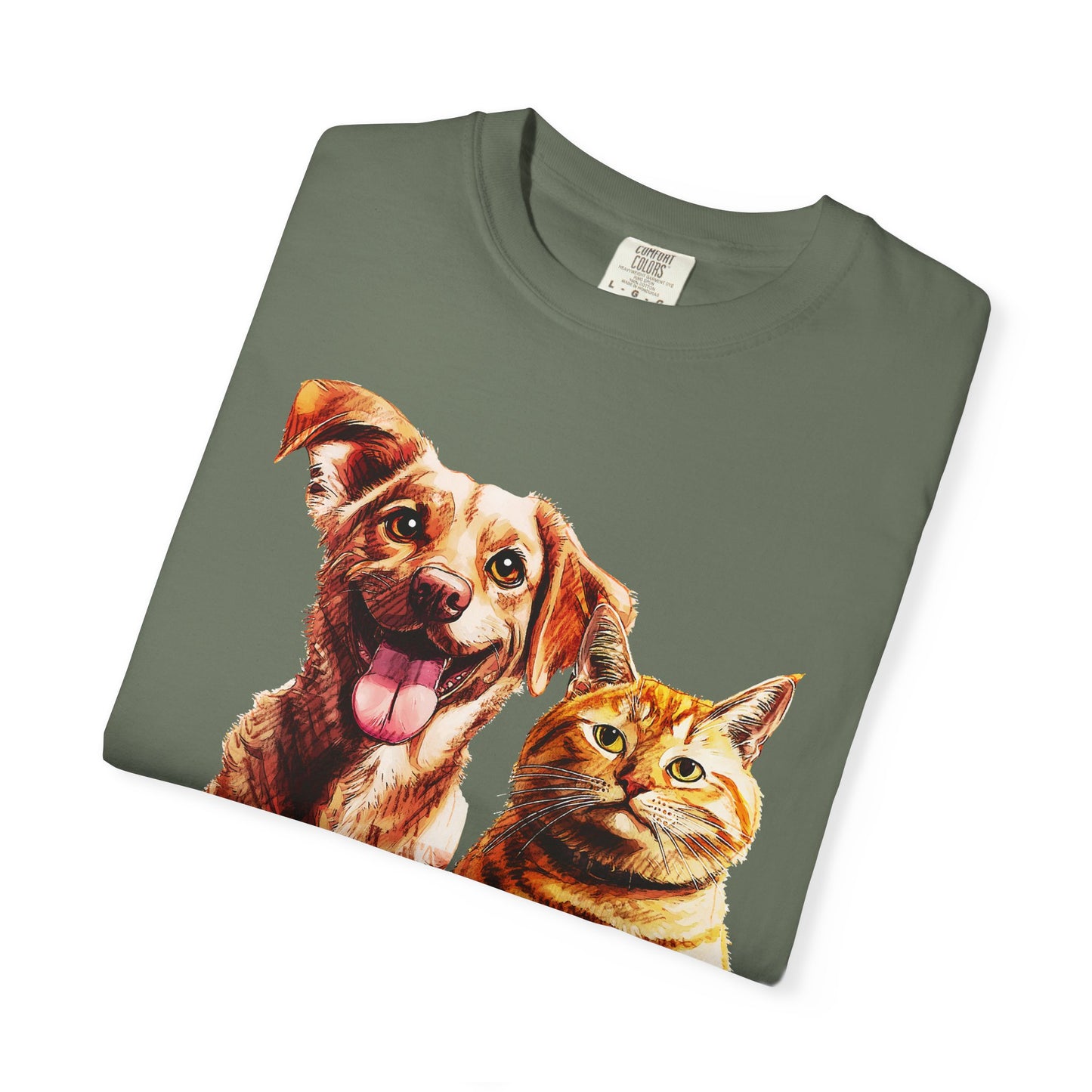 Odie and His Fat Cat Friend Super-Soft Tee