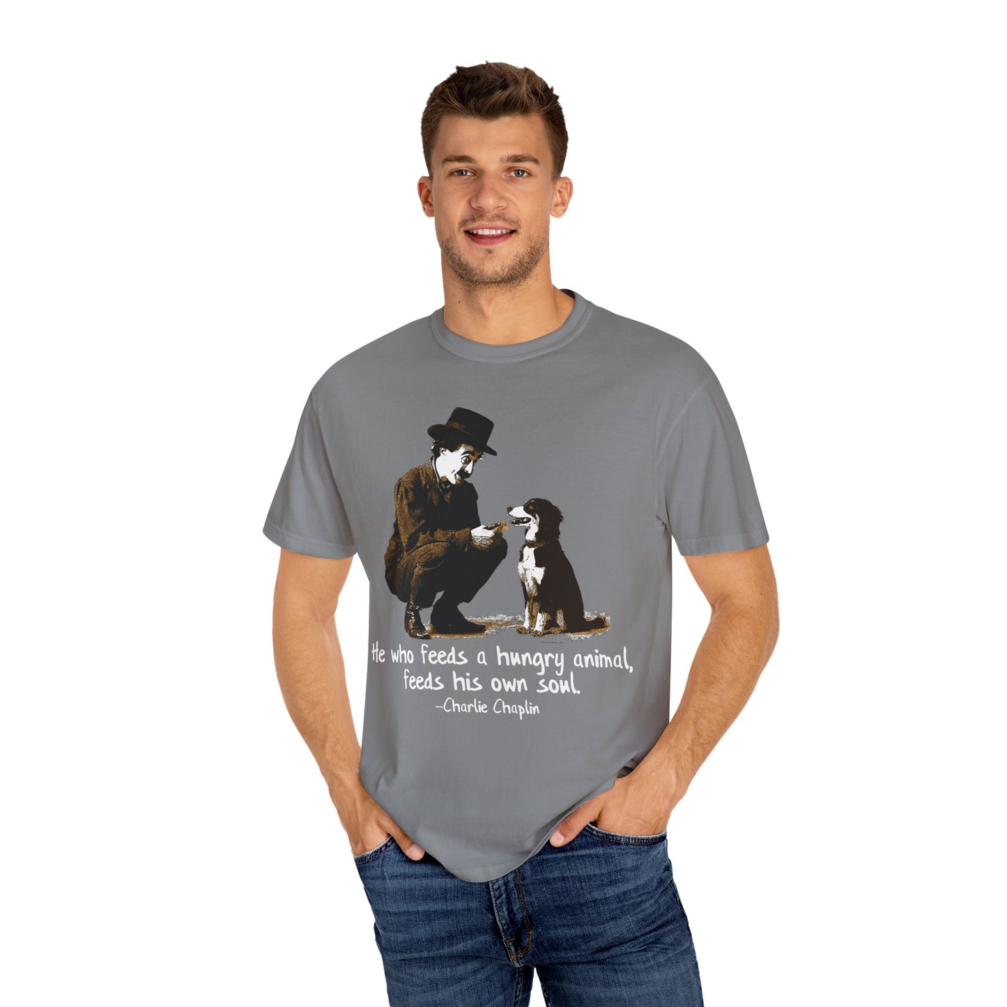 Vintage Chaplin Kindness Cowdog T-shirt