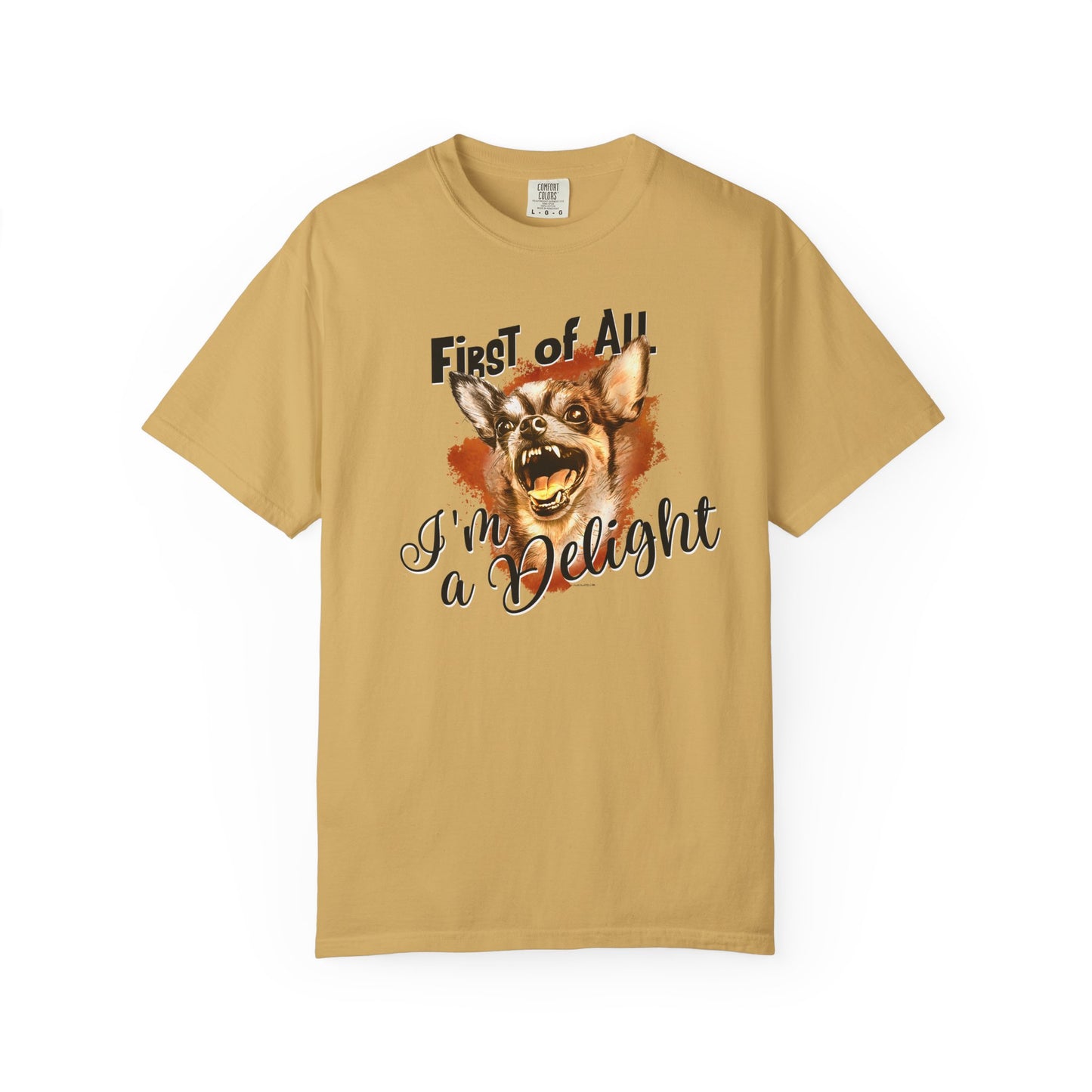 Chihuahua T-shirt - Unisex Garment-Dyed