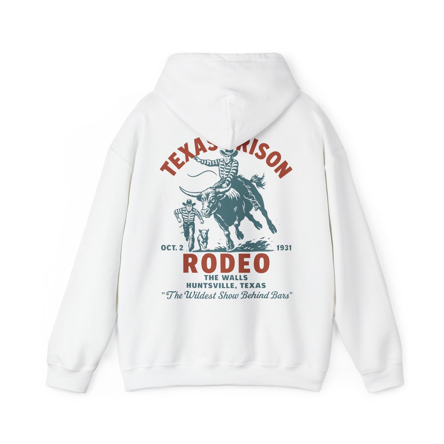Vintage Rodeo Hoodie - The Wildest Show Behind Bars Design