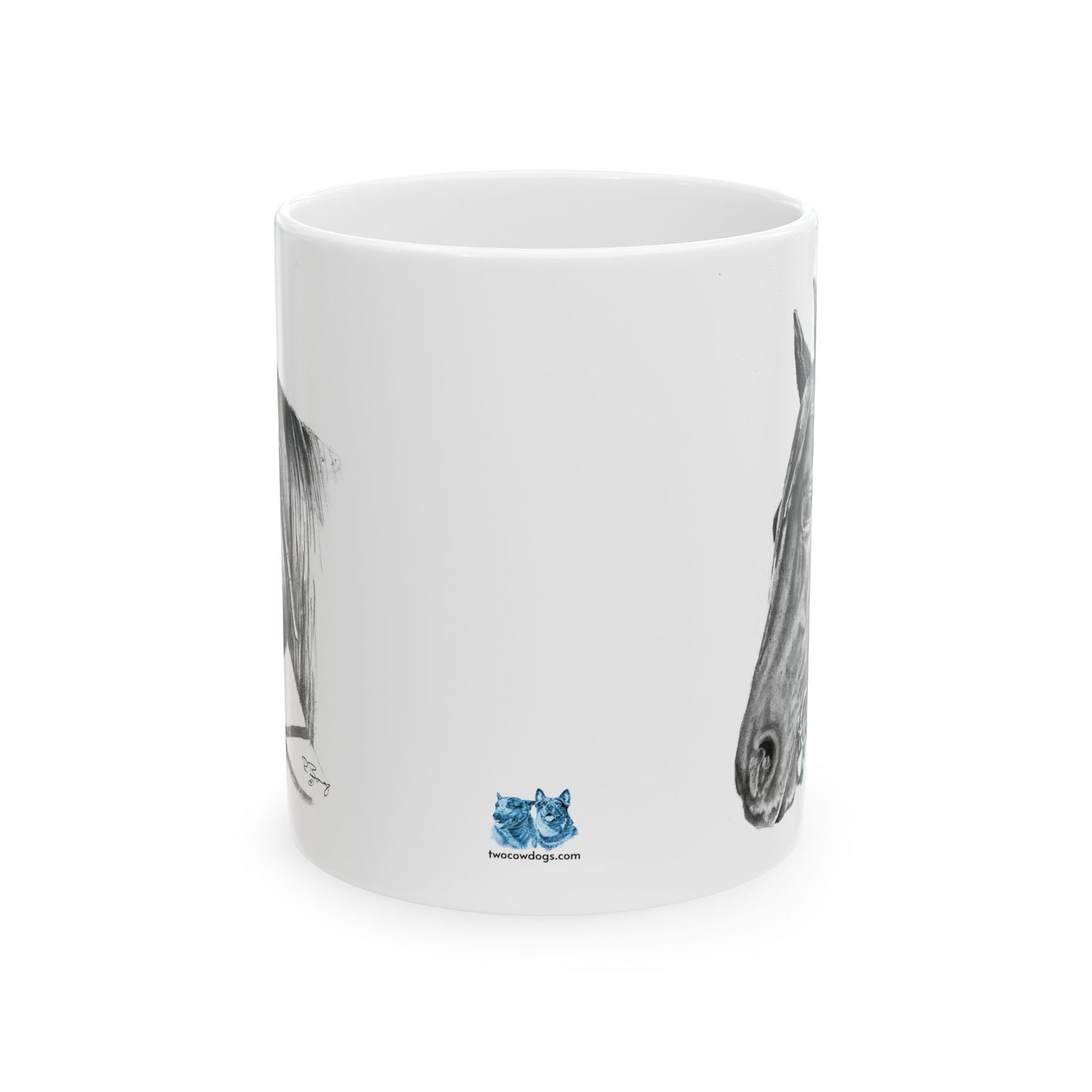 Quarter Horse "Pistol" Ceramic Mug 11oz