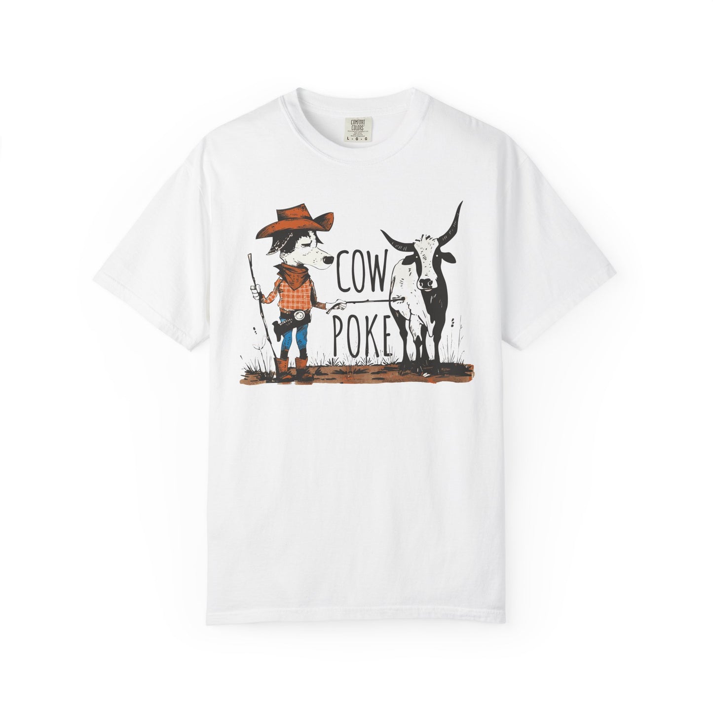 Cow Poke T-Shirt - Unisex Garment-Dyed