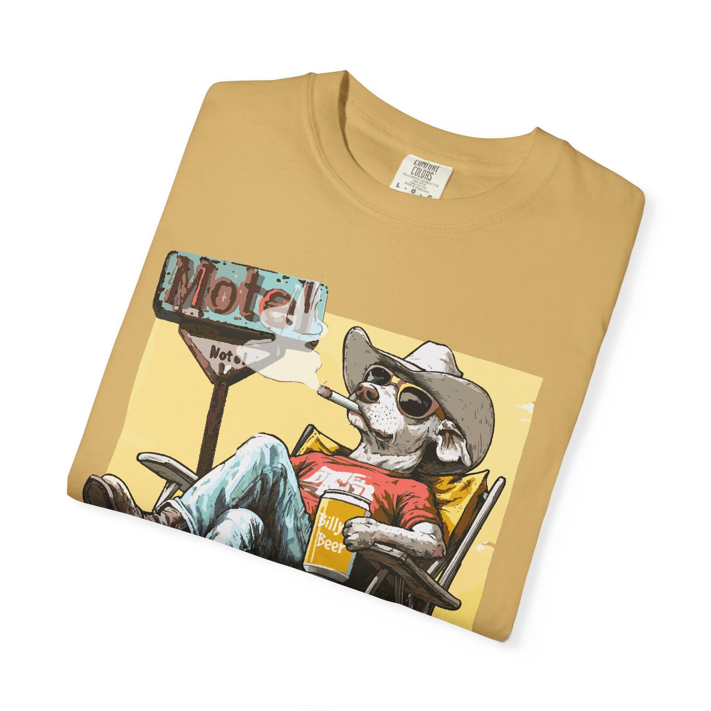 Two Pack Habit and a Motel Tan Tee Shirt