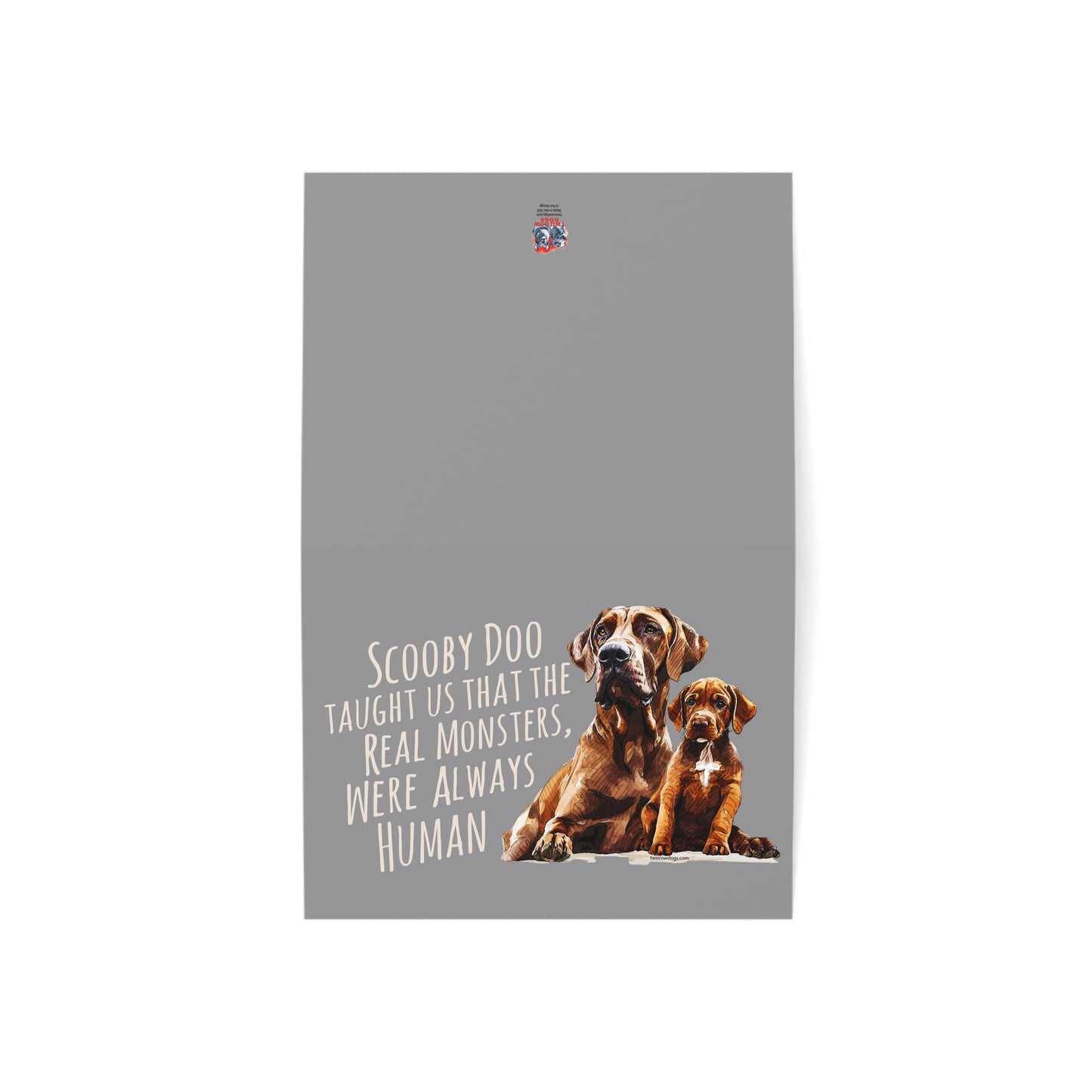 Scooby and Scrappy Blank Notecards