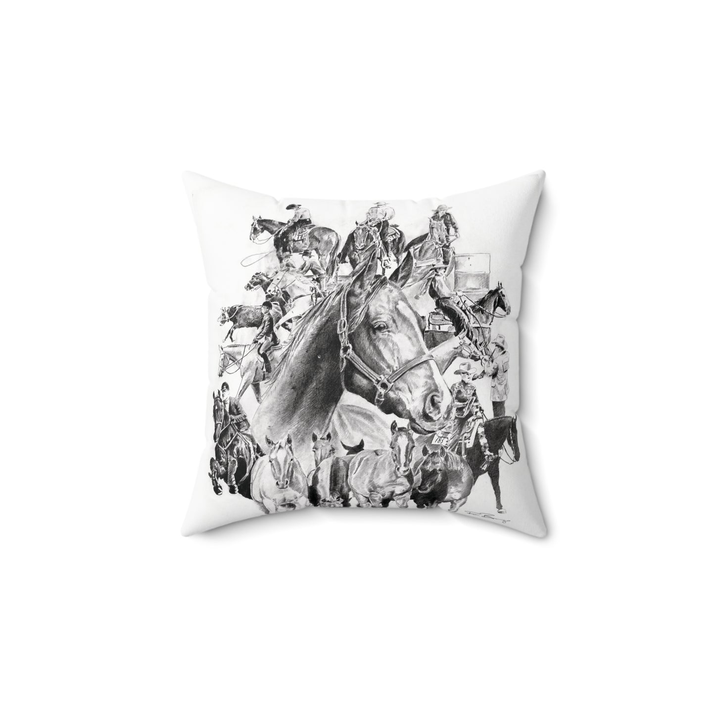 Quarter Horse Pillow