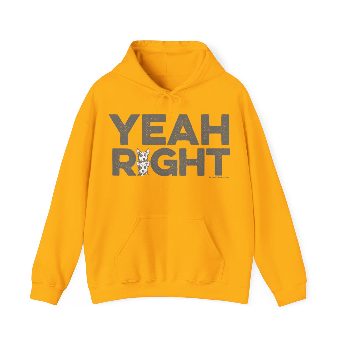 YEAH RIGHT, Heavy-Blend Hooded Sweatshirt