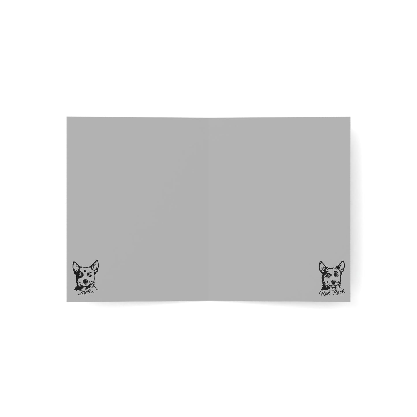 Lazy River, Dog on Innertube Blank Notecards (envelopes included)