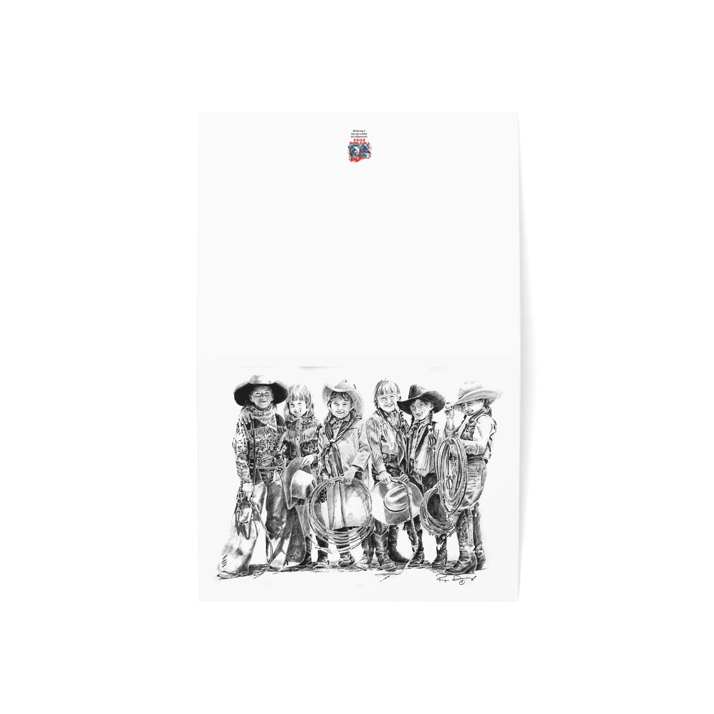 Note Cards - The Cowgirls Blank Greeting Cards (1, 10, 30, and 50pcs)