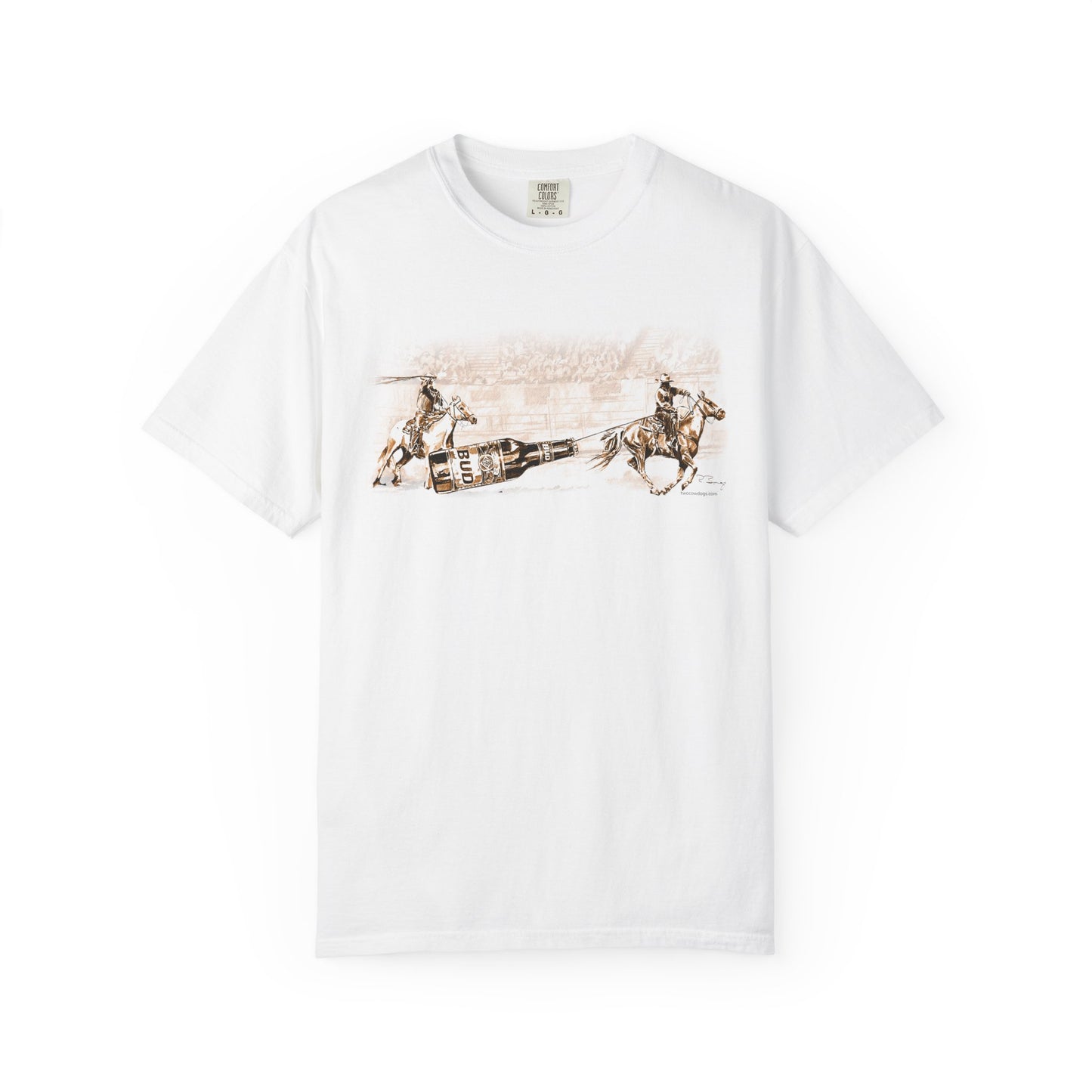Team Ropers Roping Bottle Unisex T-shirt - Original Art Design