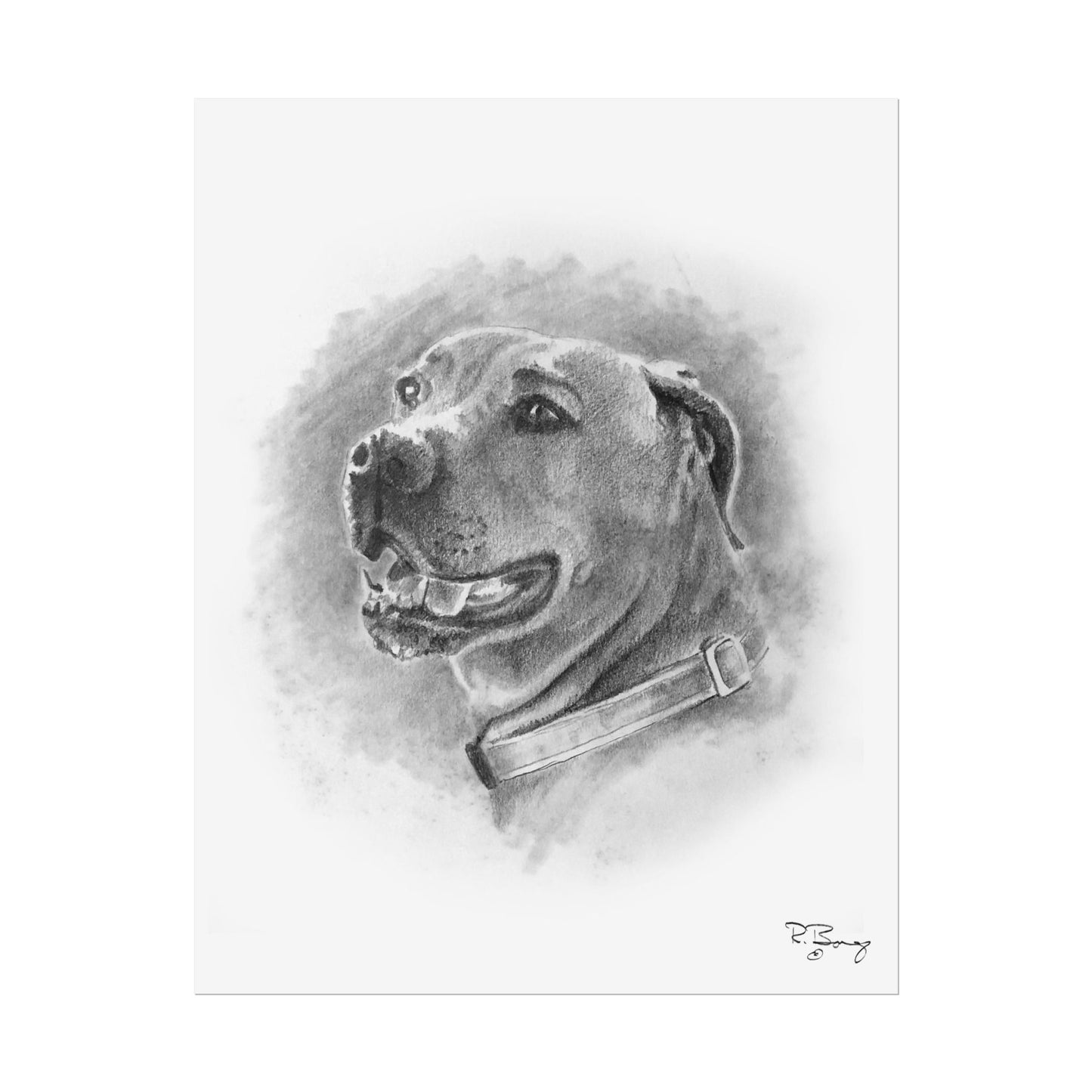 Black Mouth Cur, Custom Print