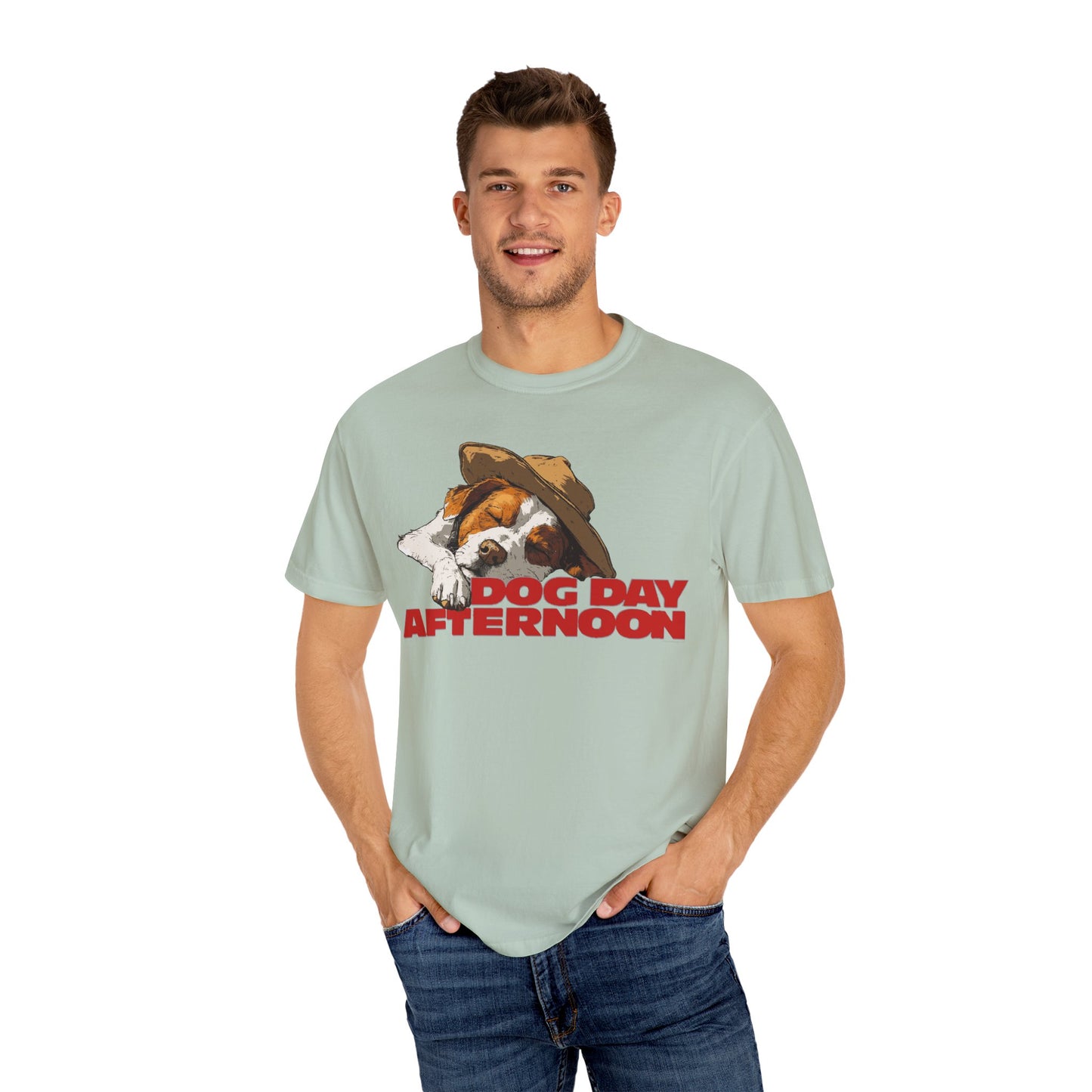Unisex Garment-Dyed T-shirt Dog Day Afternoon Graphic Tee