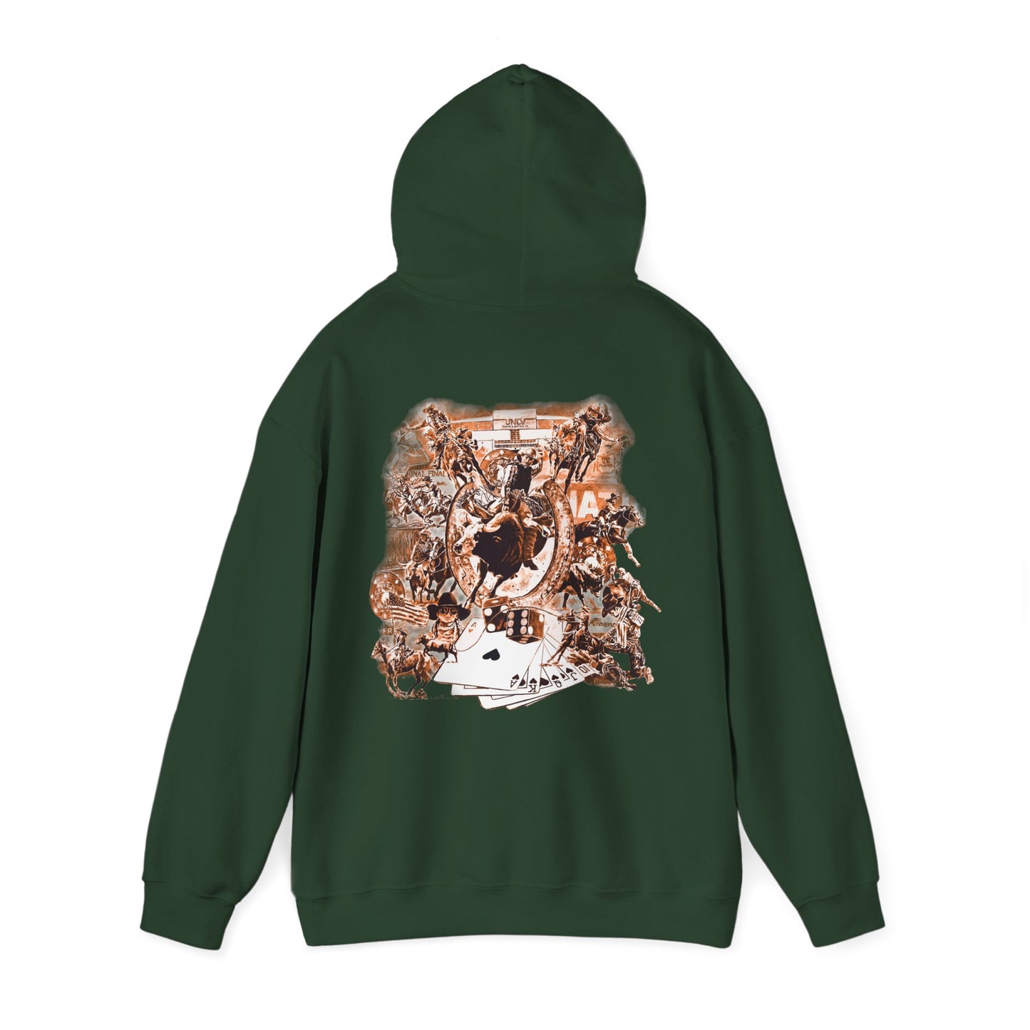 Vegas NFR Rodeo, Heavy-Blend Hooded Sweatshirt, National Finals Rodeo