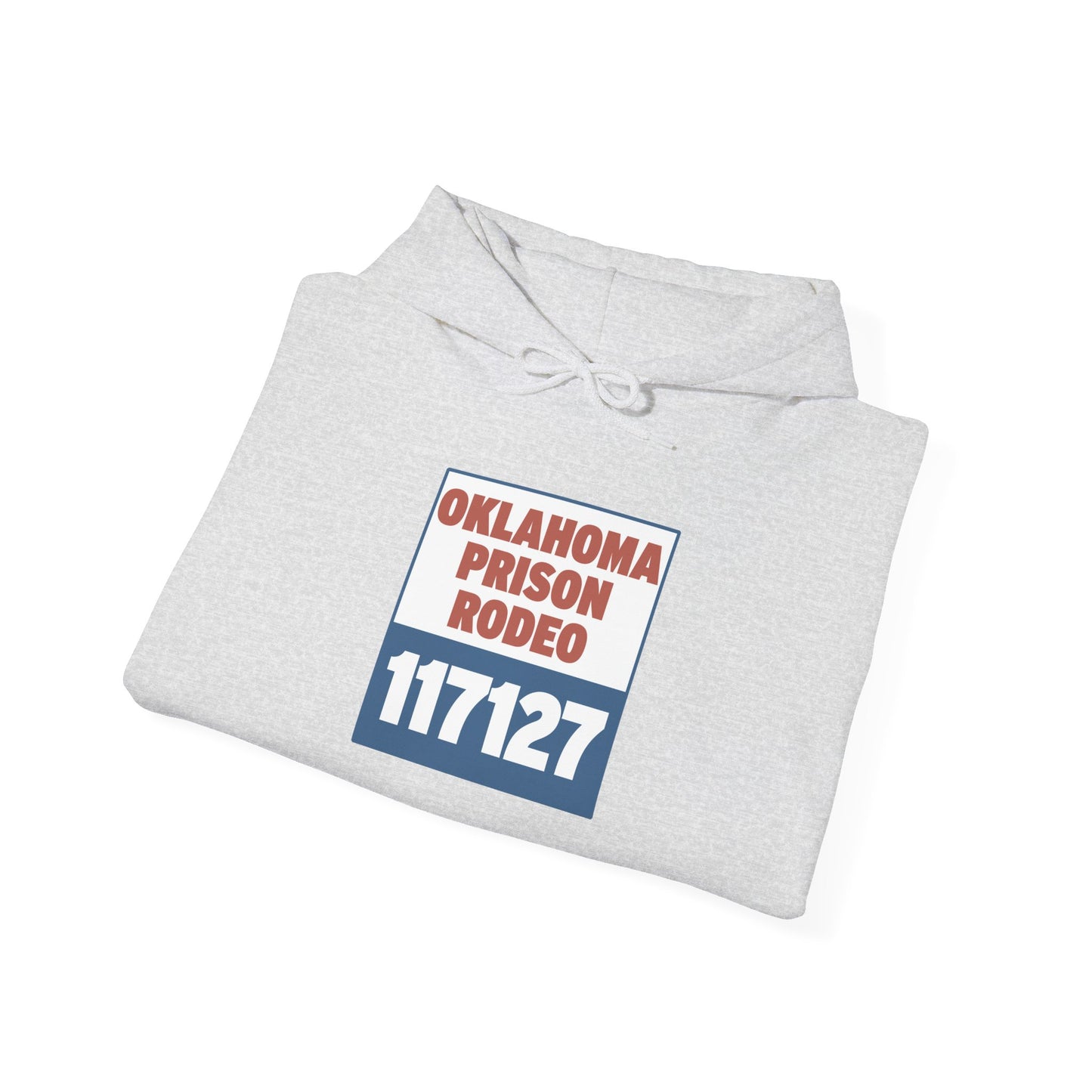 Vintage Rodeo Hoodie with 1940s Prison Rodeo Poster Design