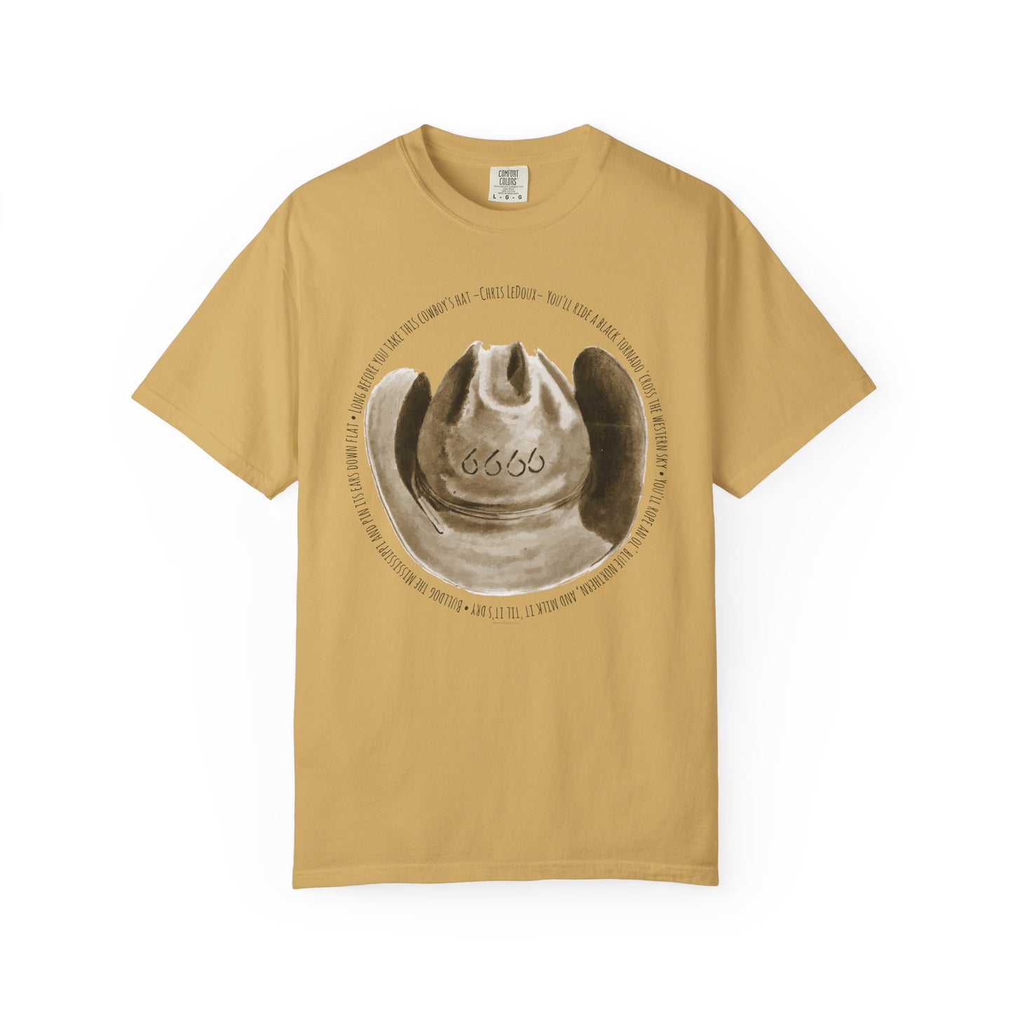 Unisex T-Shirt 6666 Cowboy Hat Design