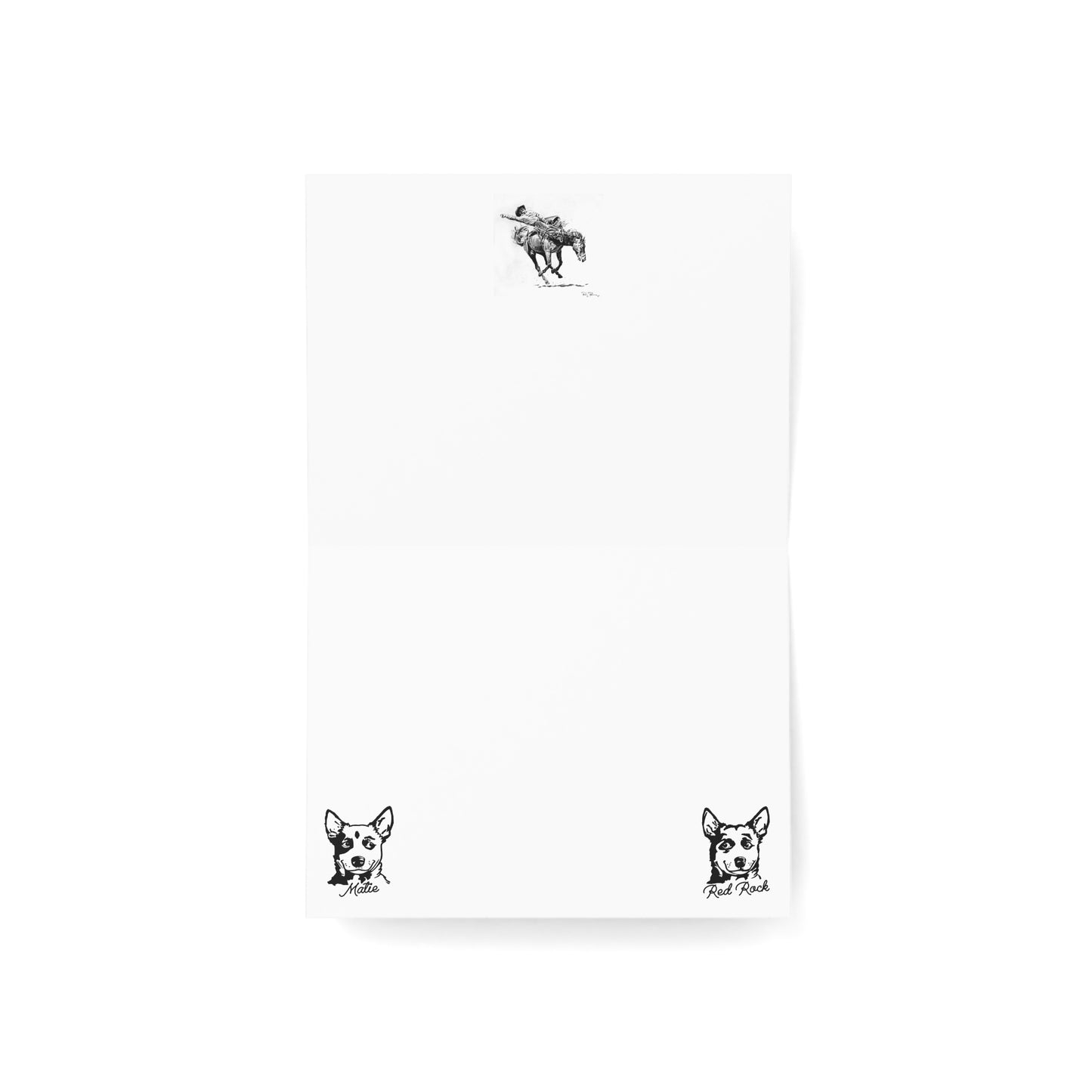 Bareback Jack Blank Notecards (envelopes included)