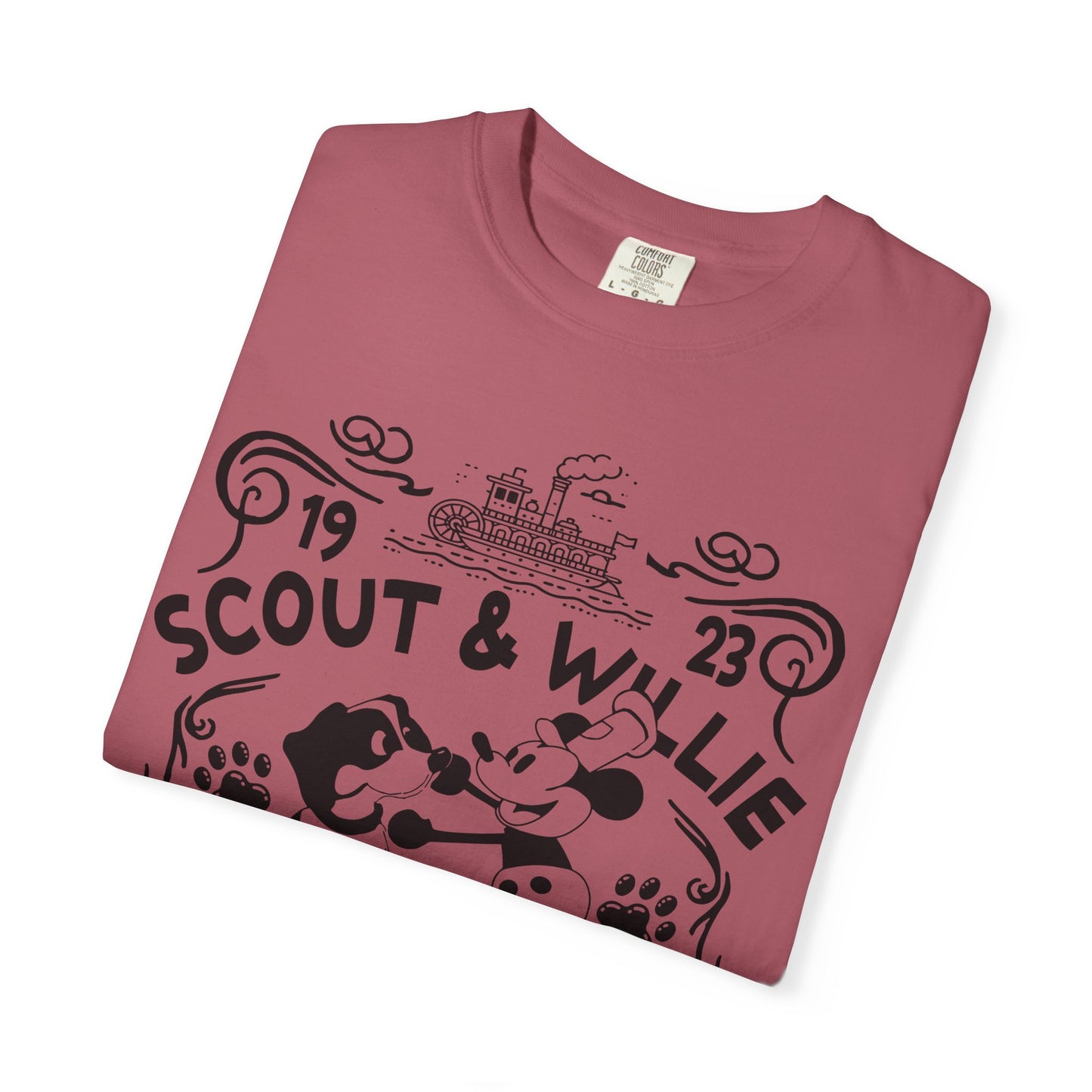 Vintage Scout and Steamboat Willie T-Shirt