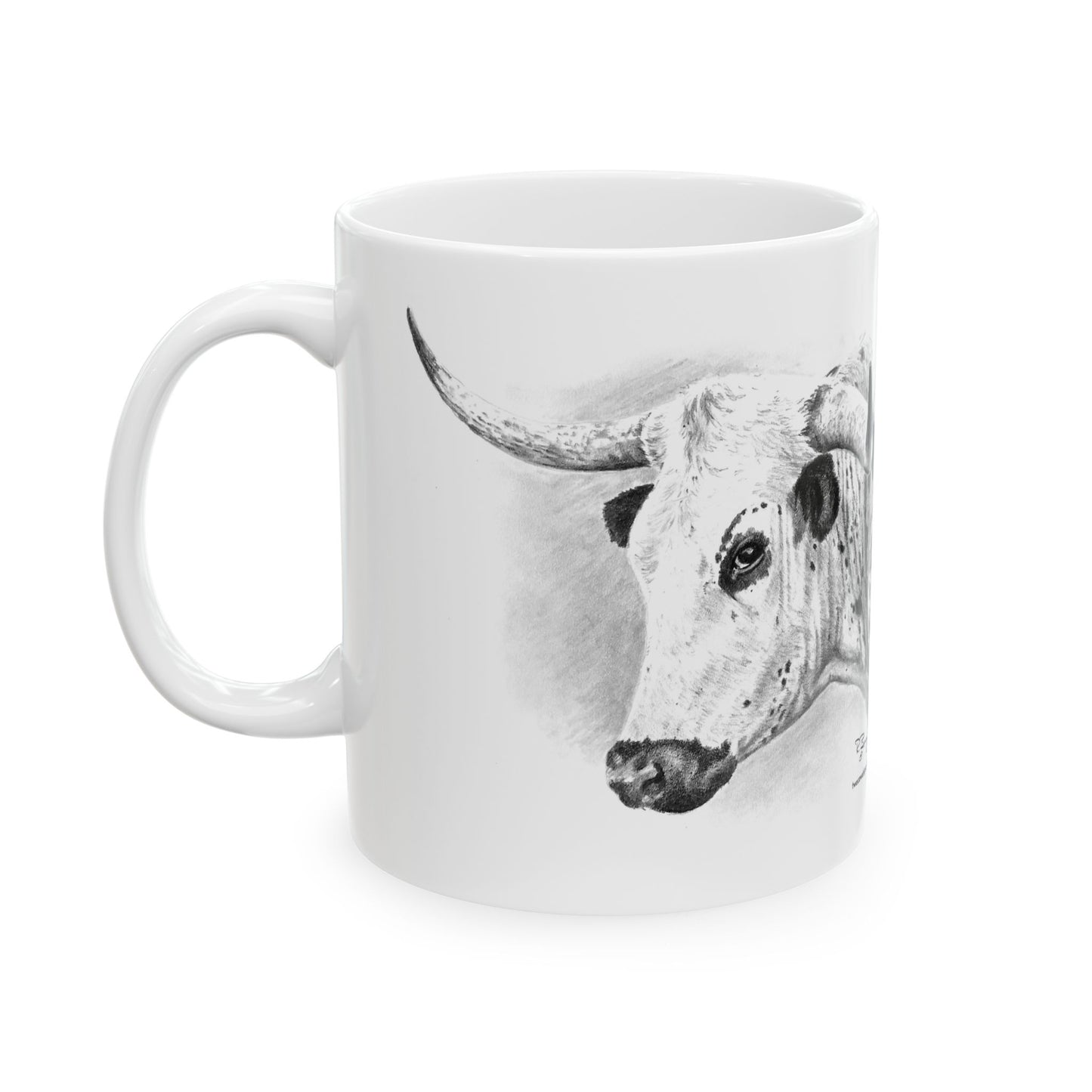 Longhorn 1 Ceramic Mug 11oz