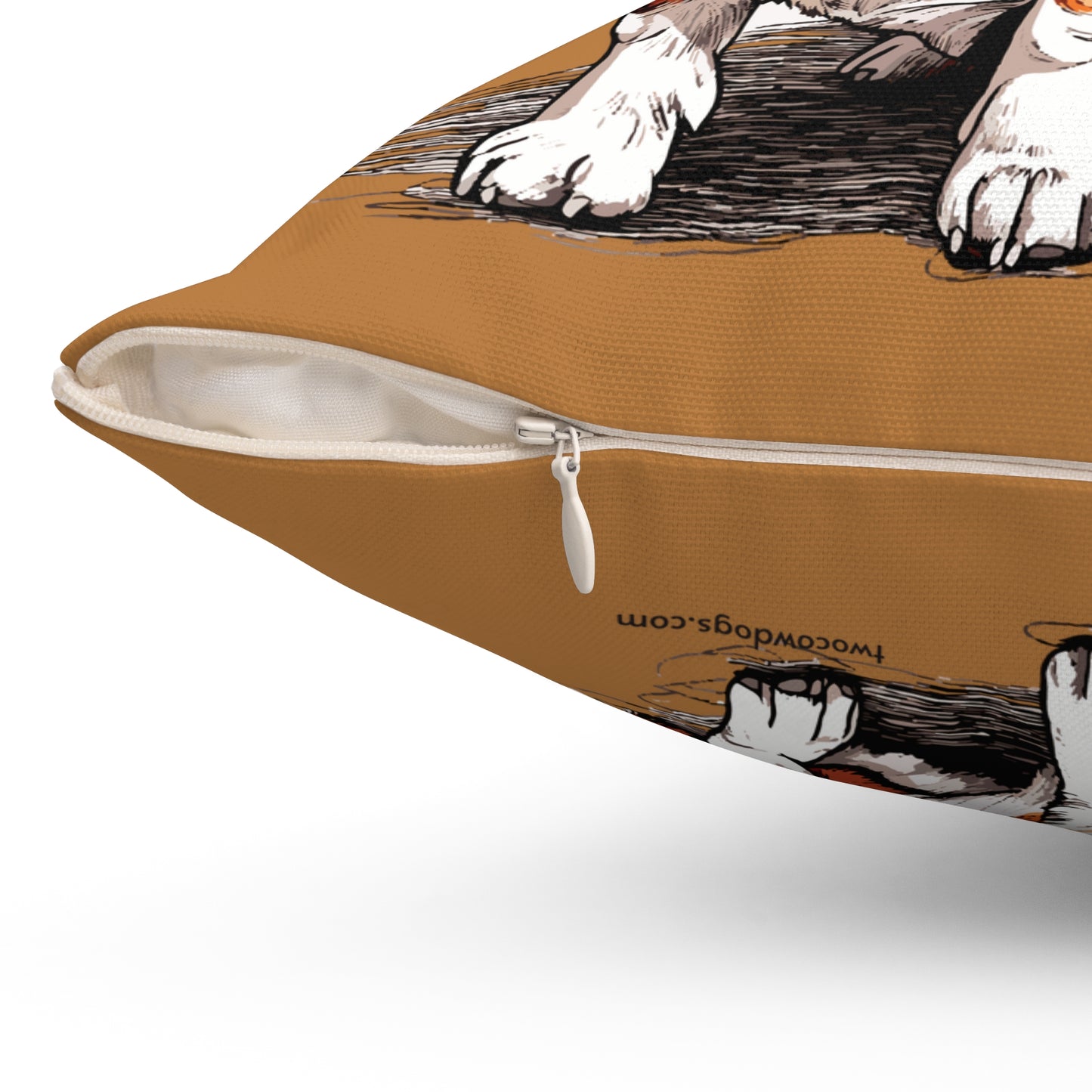 Square Pillow - Corgi, Low Altitude Pillow