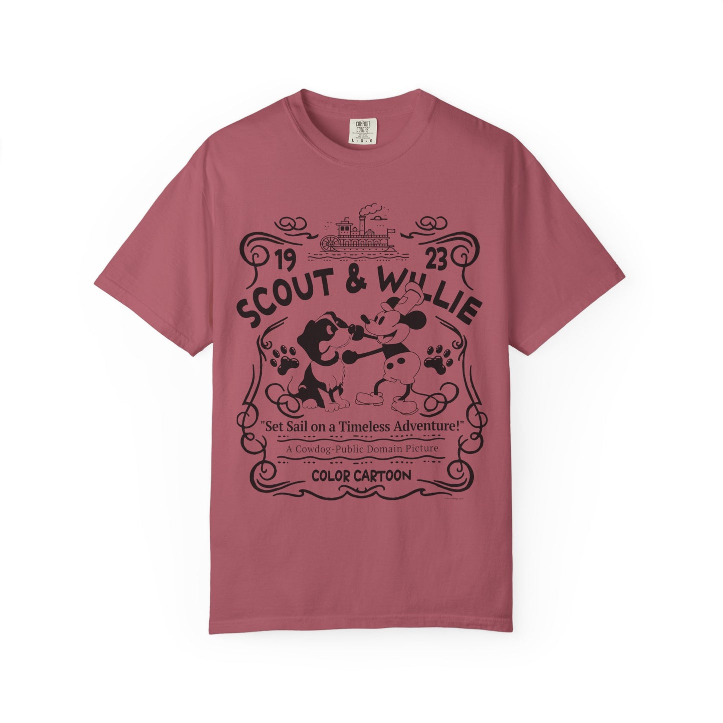 Vintage Scout and Steamboat Willie T-Shirt