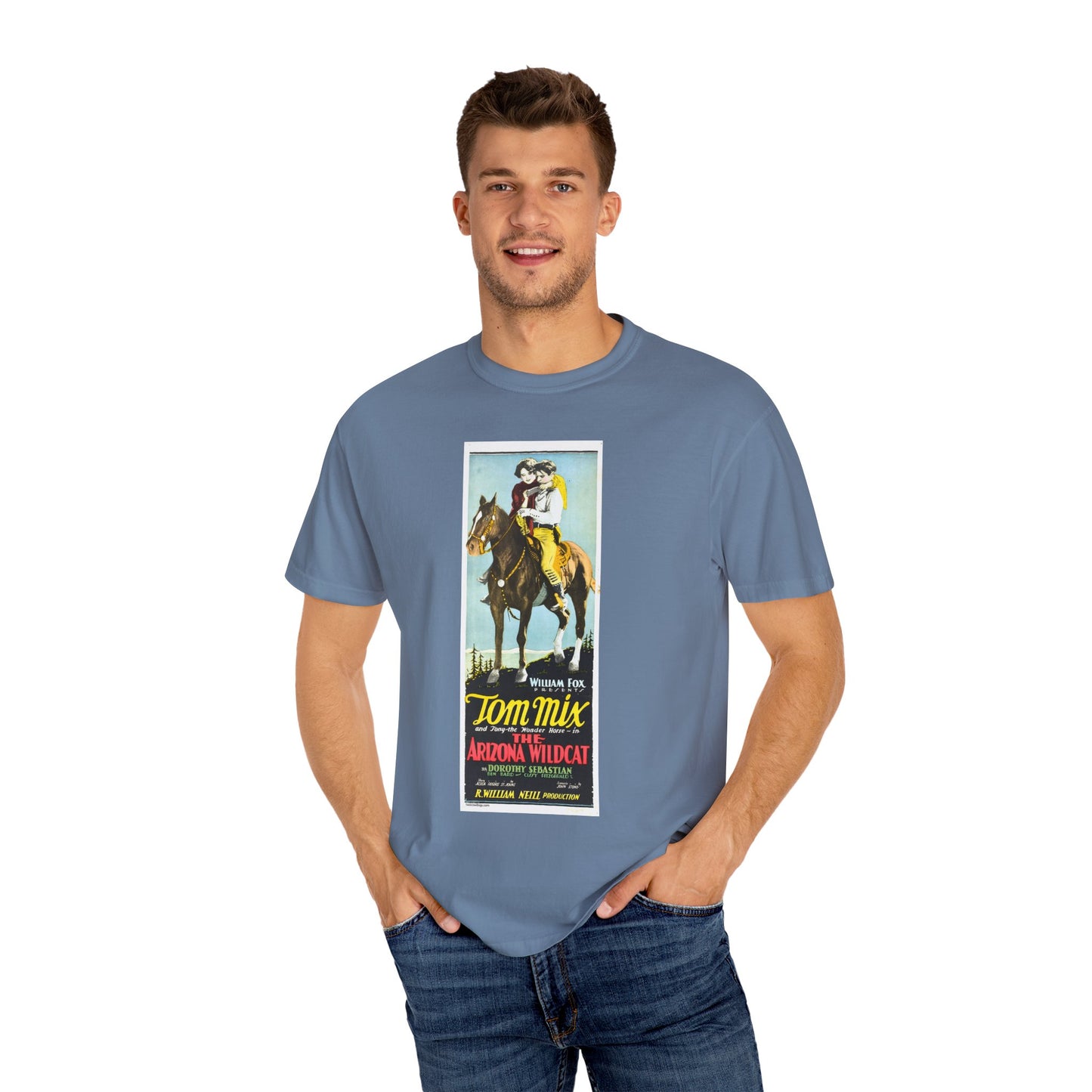 Tom Mix Unisex T-shirt, The Arizona Wildcat Design