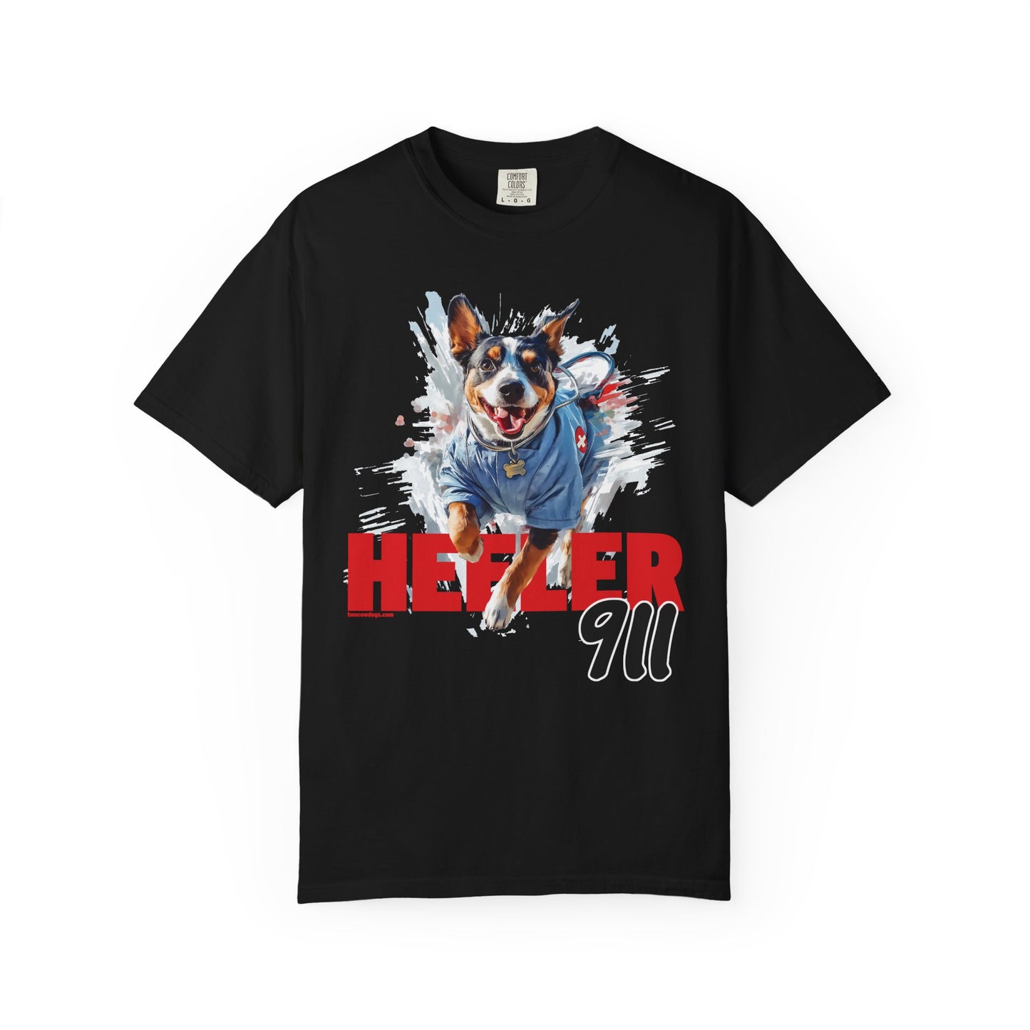 Heeler 911 Unisex T-shirt - Nurse Heeler Dog Design