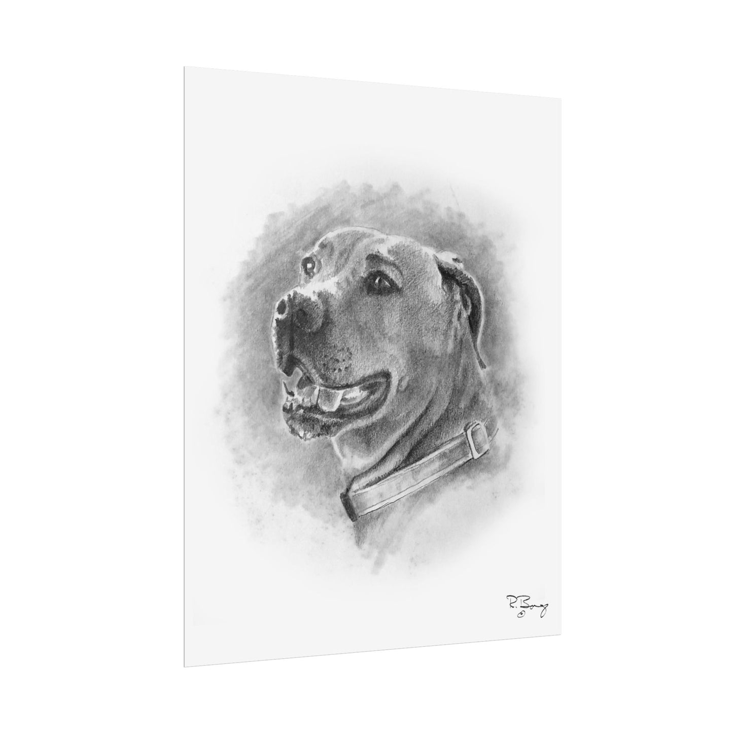 Black Mouth Cur, Custom Print