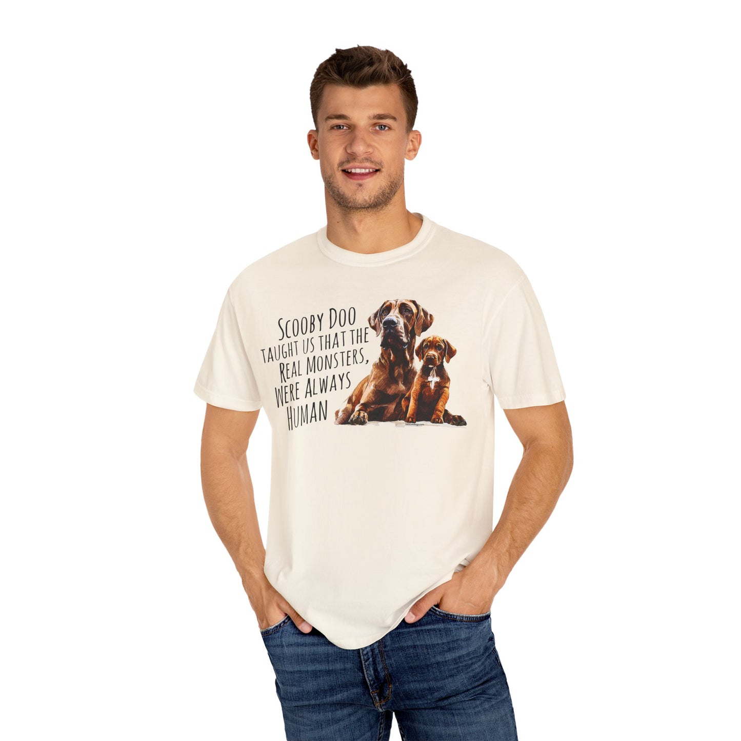 Scooby Scrappy Unisex Garment-Dyed T-shirt