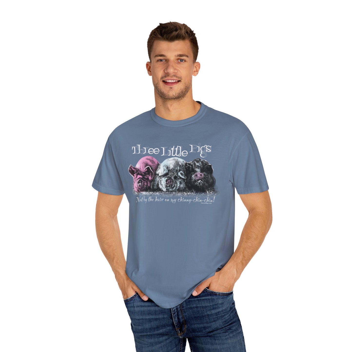 Three Little Pigs Garment-Dyed T-shirt