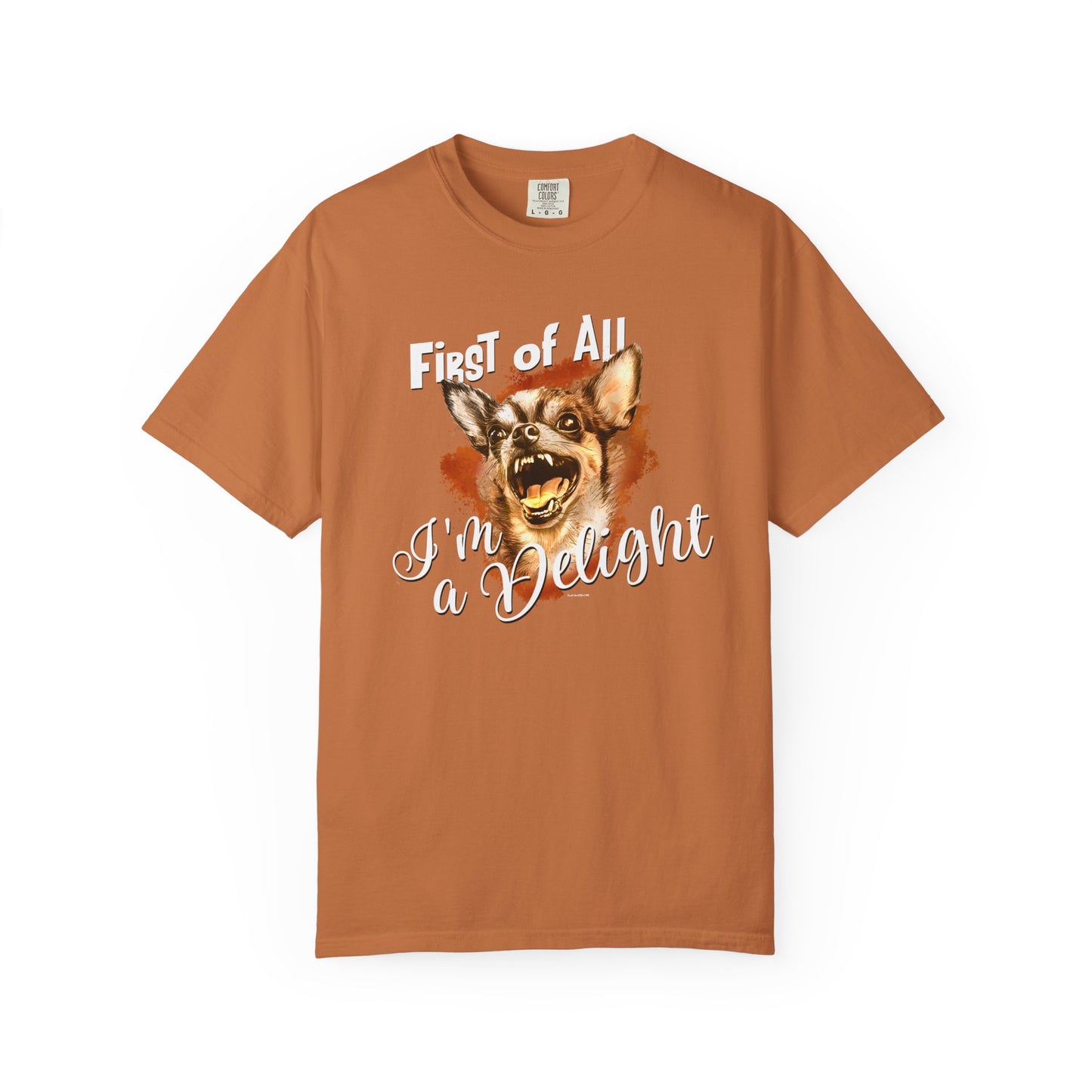 Chihuahua T-shirt - Unisex Garment-Dyed