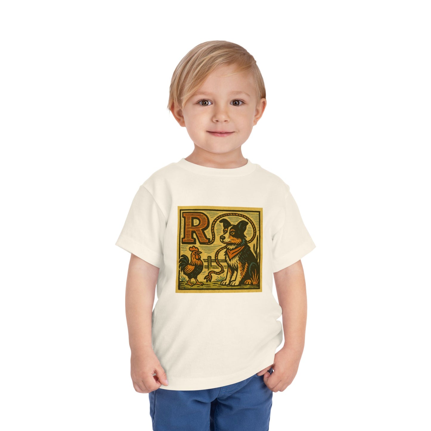 Western Block "R" Toddler Heavy Cotton™ Tee