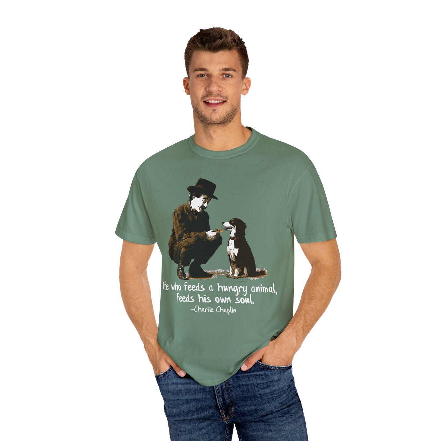 Vintage Chaplin Kindness Cowdog T-shirt
