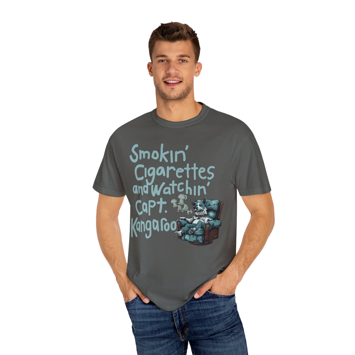 Retro T-Shirt 'Smokin' Cigarettes and Watchin' Captain Kangaroo'