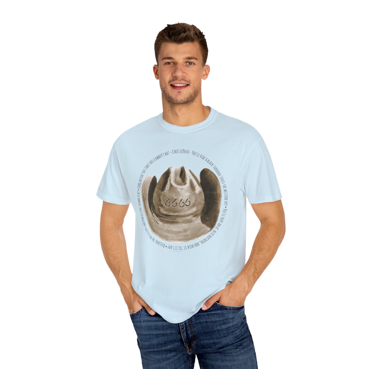 Unisex T-Shirt 6666 Cowboy Hat Design