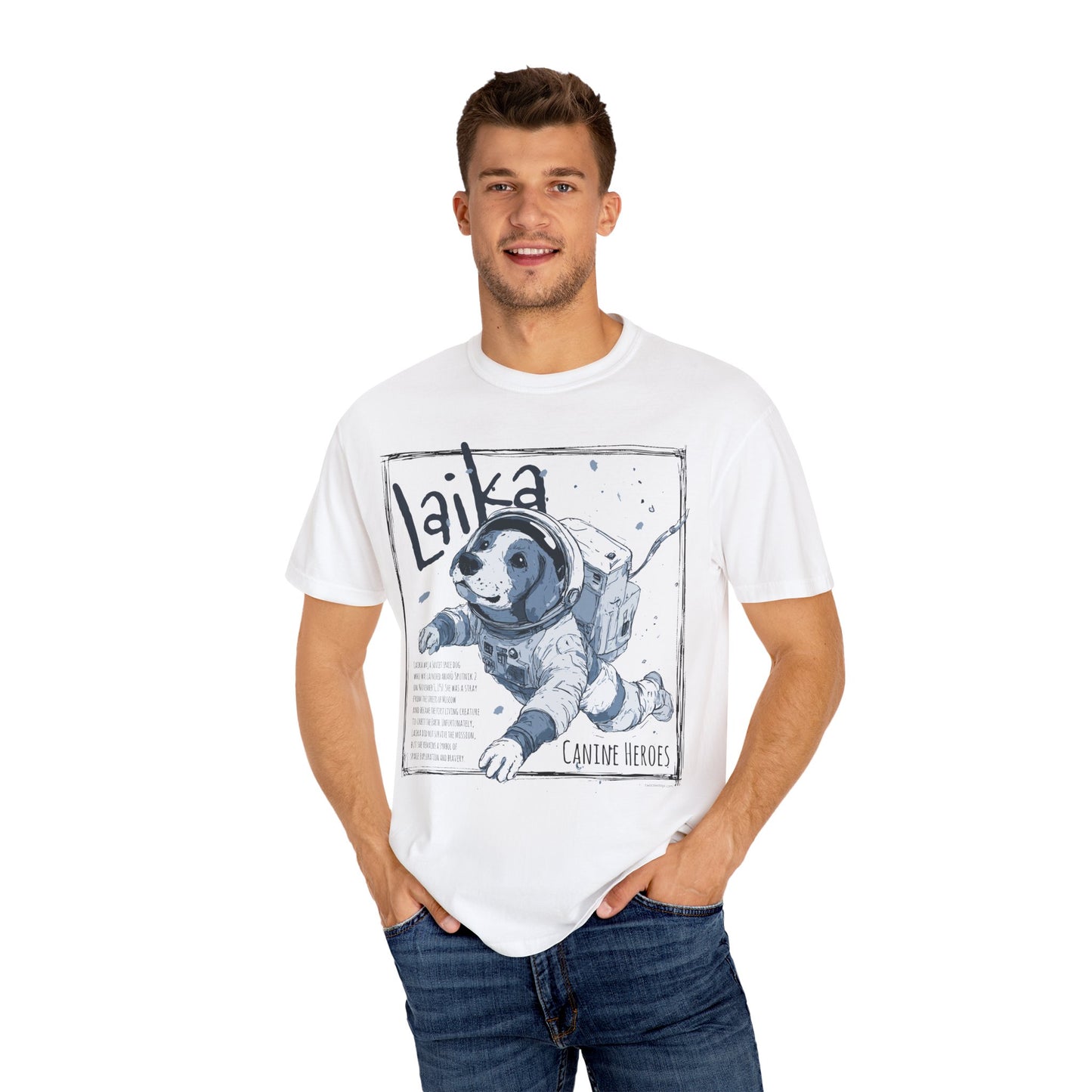 Space Cowdog T-shirt - Laika