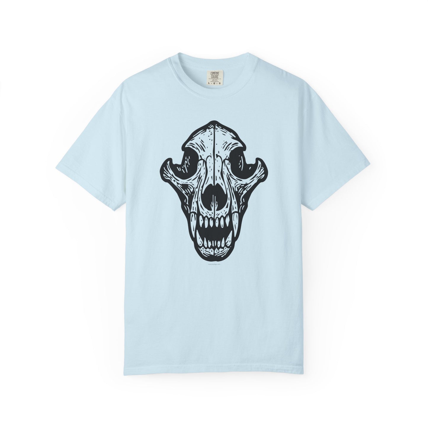 Dog Skull T-Shirt - Unisex Garment-Dyed Tee