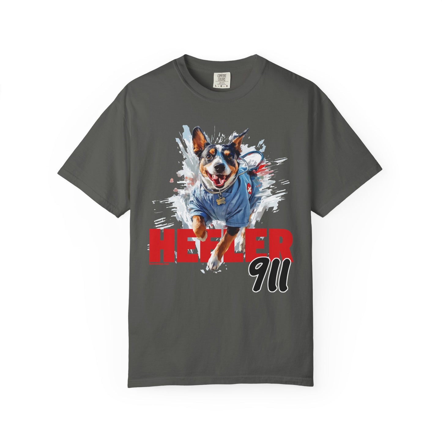 Heeler 911 Unisex T-shirt - Nurse Heeler Dog Design