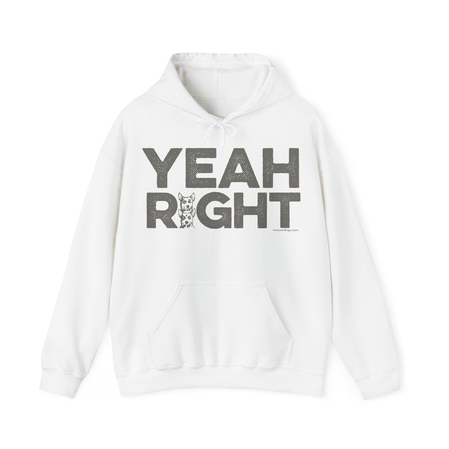 YEAH RIGHT, Heavy-Blend Hooded Sweatshirt