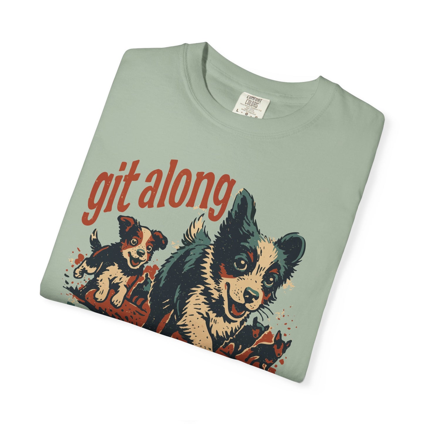 Git Along Little Dogies – Cowdog Pup TShirt