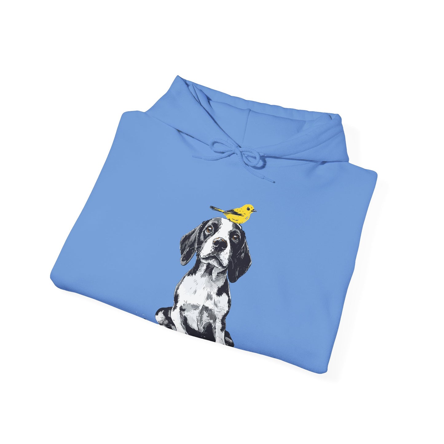 Beagle and Yellow Bird Soft Hoodie