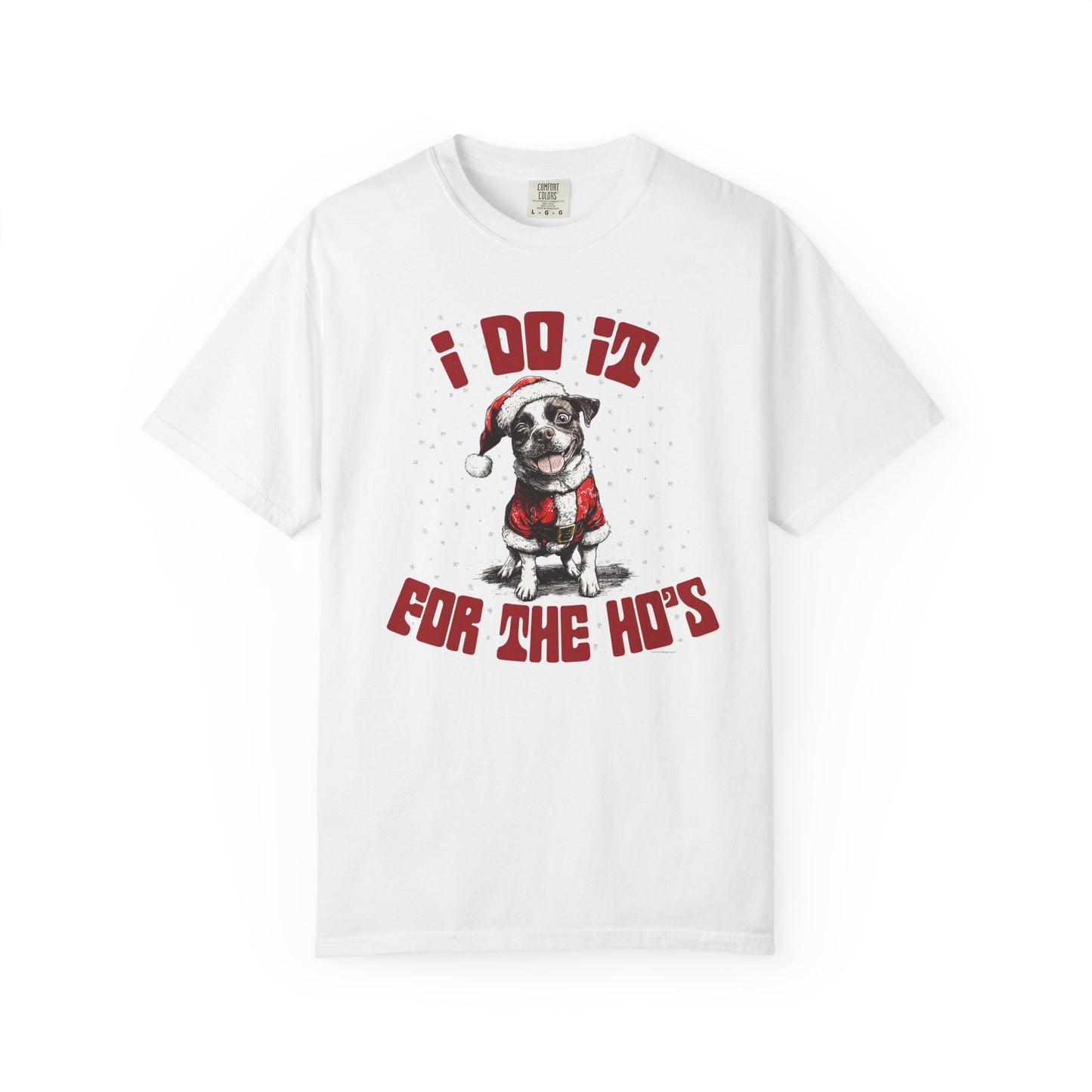 Holiday Cheer Unisex Garment-Dyed T-shirt, Christmas Gift Tee, Funny Xmas Shirt