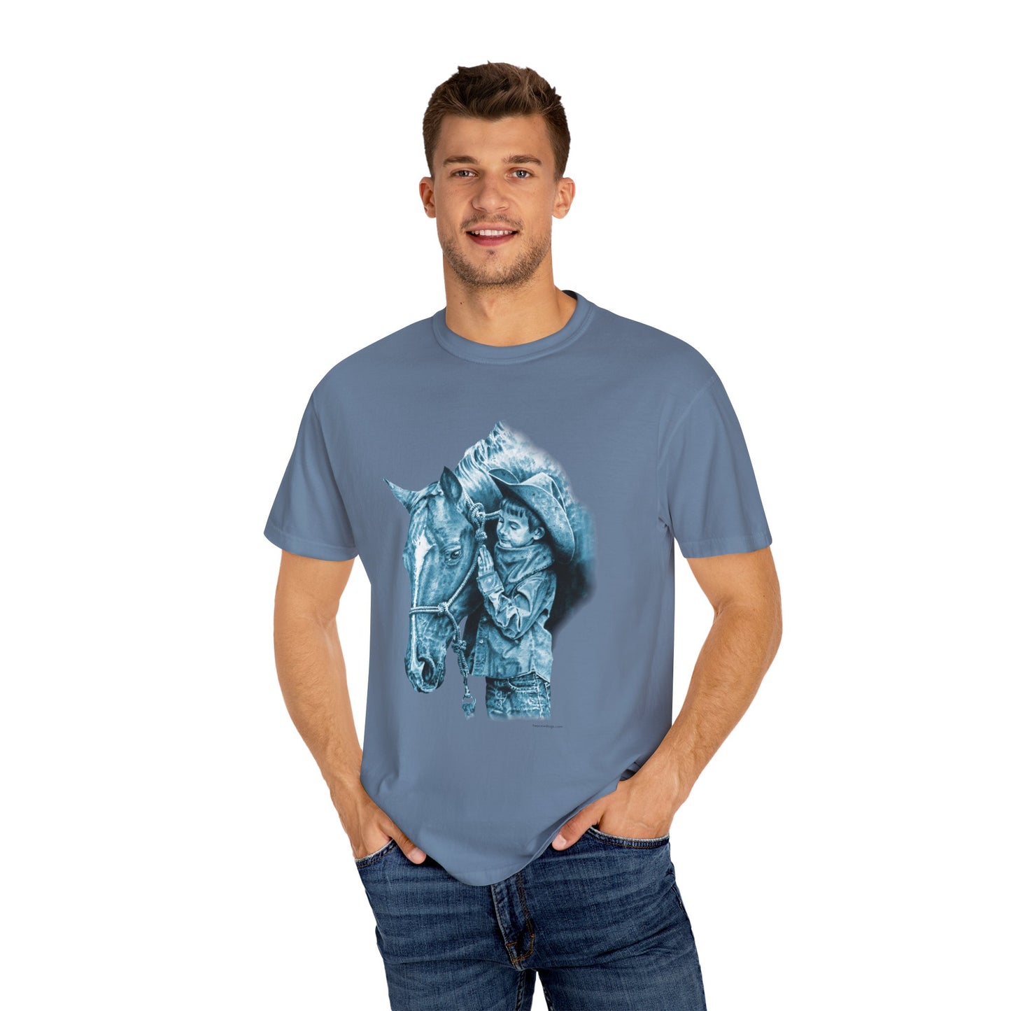 Horse Gift Tee Shirt, Cowkid gets pony for present