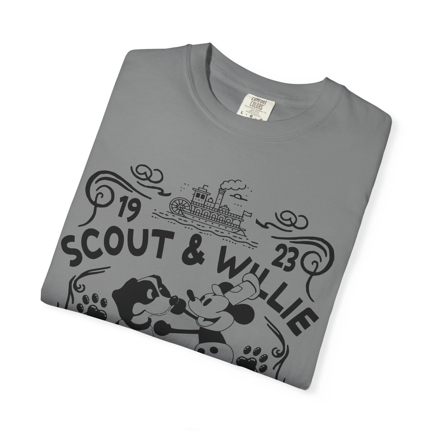 Vintage Scout and Steamboat Willie T-Shirt
