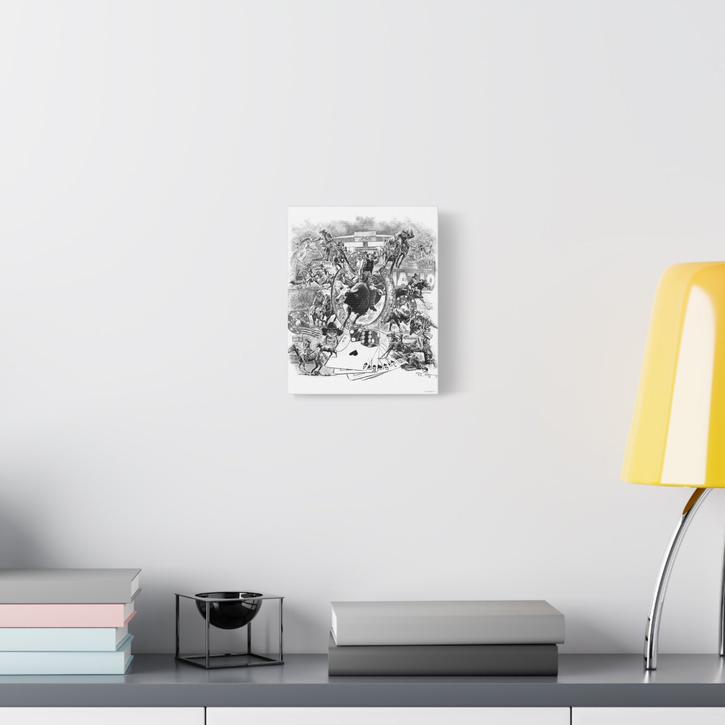 NFR National Finals Rodeo, Vegas Rodeo, Stretched Canvas