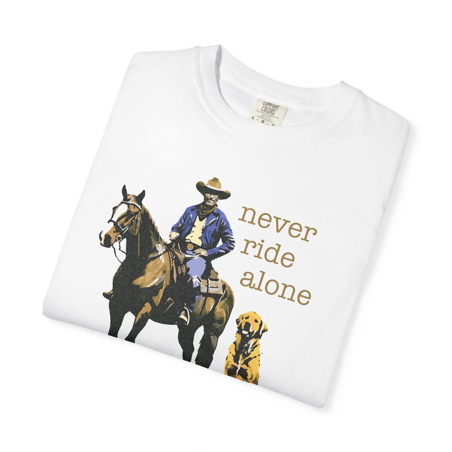 Never Ride Alone Tee Shirt
