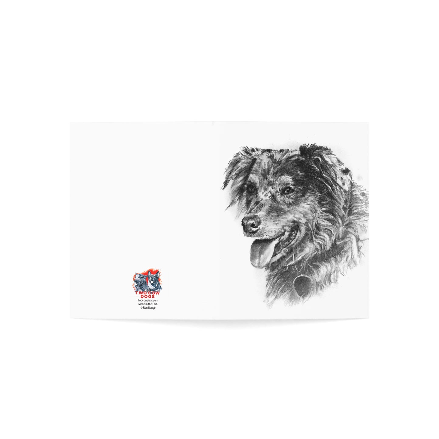 Notecards - Aussie Australian Shepherd Blank Greeting Cards (1, 10pcs)