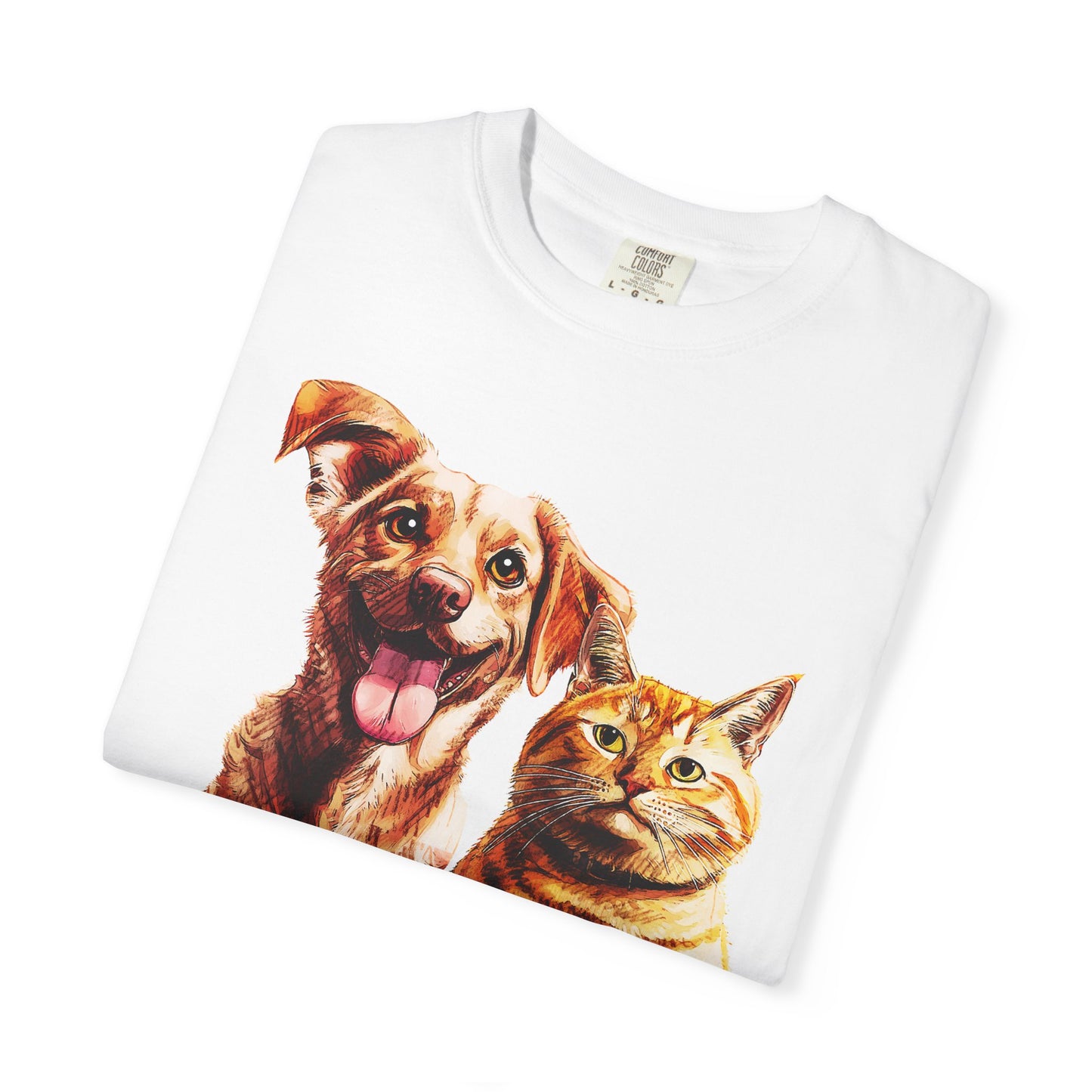 Odie and His Fat Cat Friend Super-Soft Tee