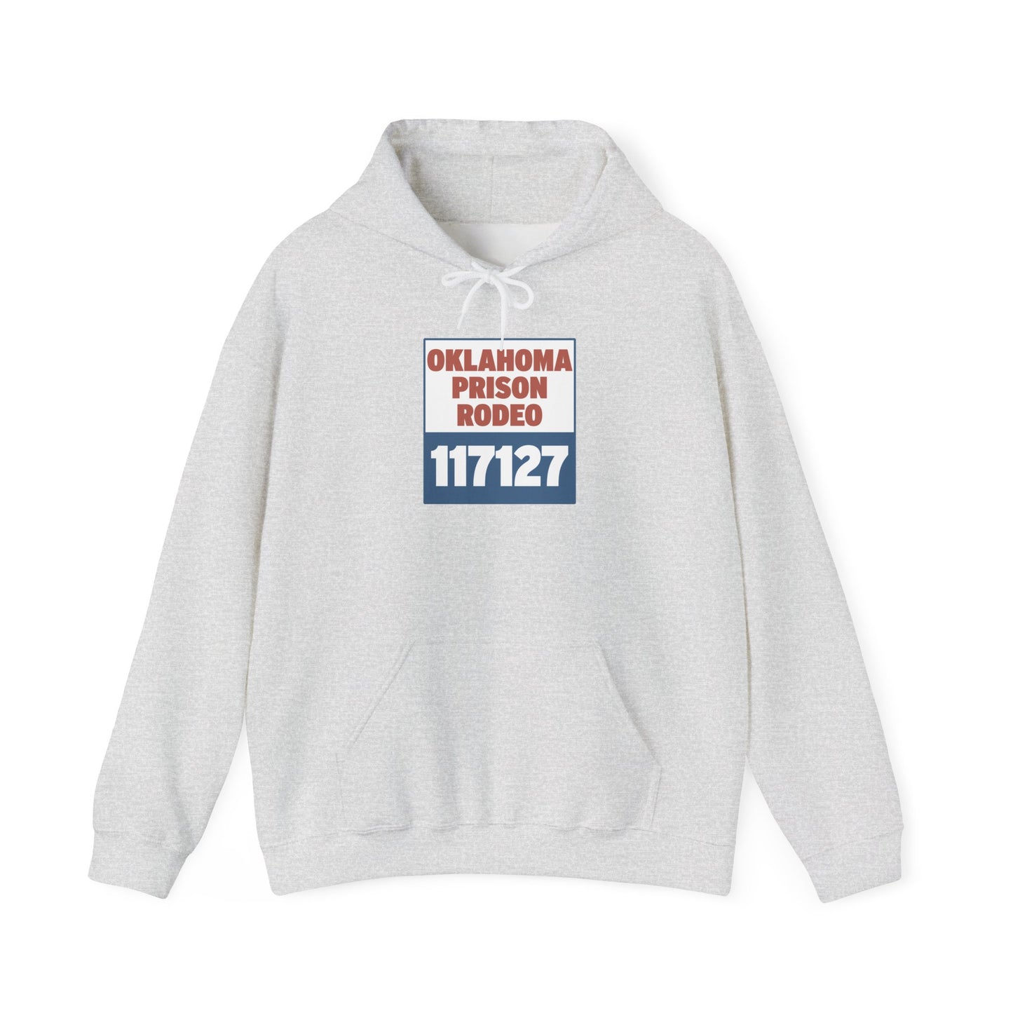 Vintage Rodeo Hoodie with 1940s Prison Rodeo Poster Design
