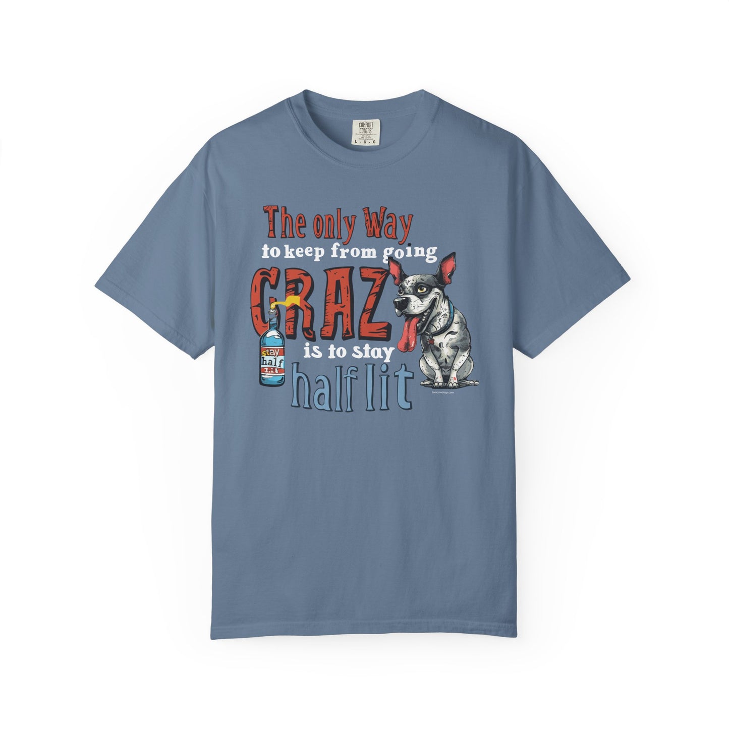Crazy Half Lit Dog T-Shirt