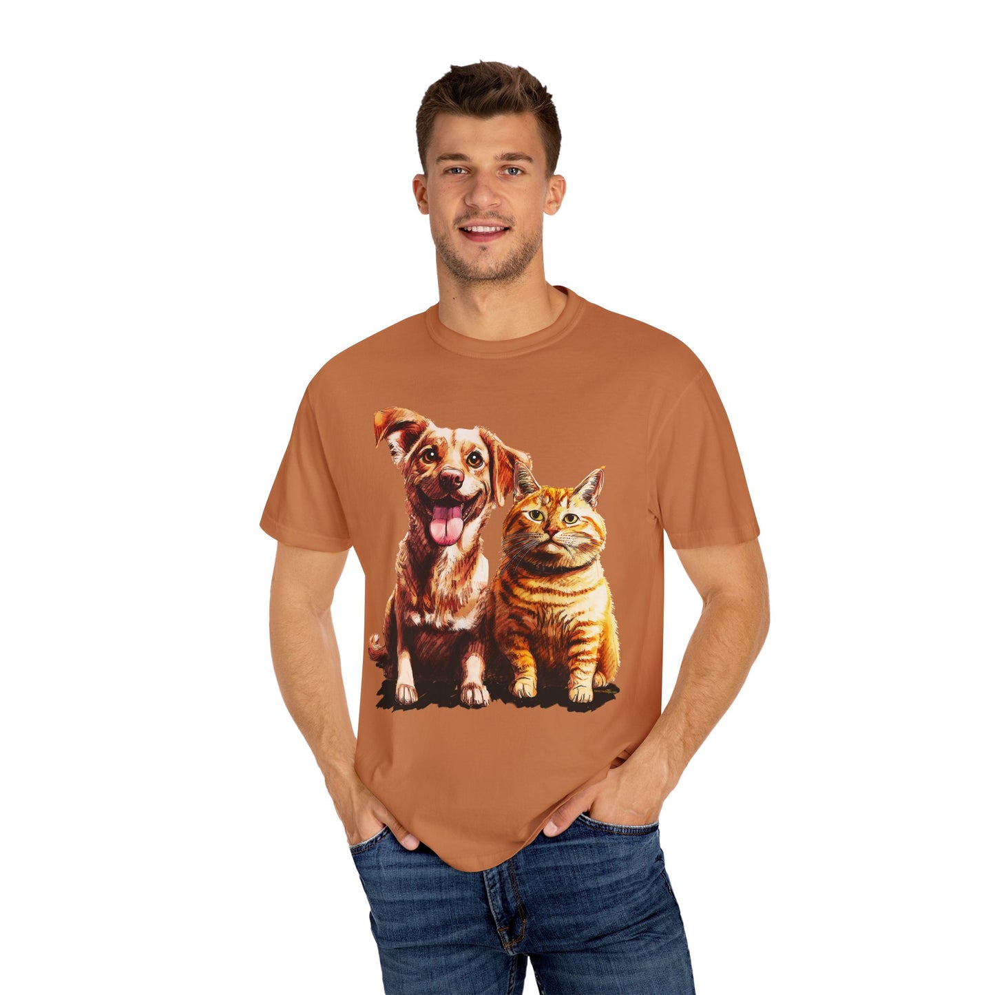 Odie and His Fat Cat Friend Super-Soft Tee